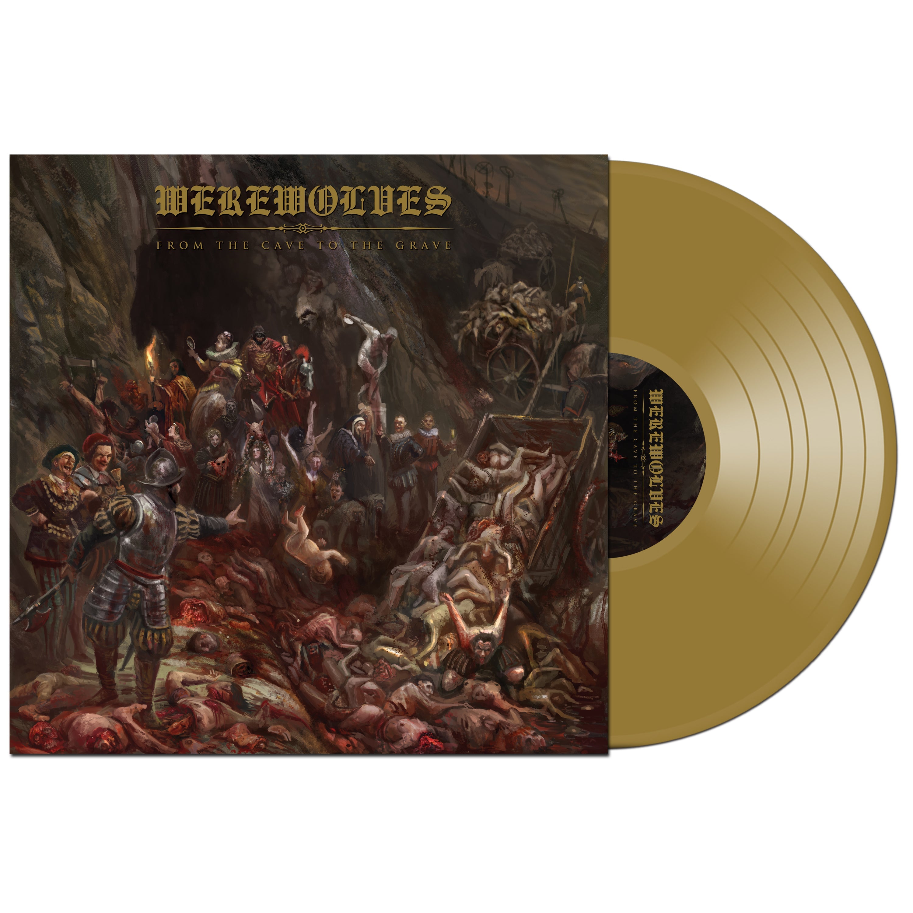 WEREWOLVES 'FROM THE CAVE TO THE GRAVE' LP (Various Color Vinyl)