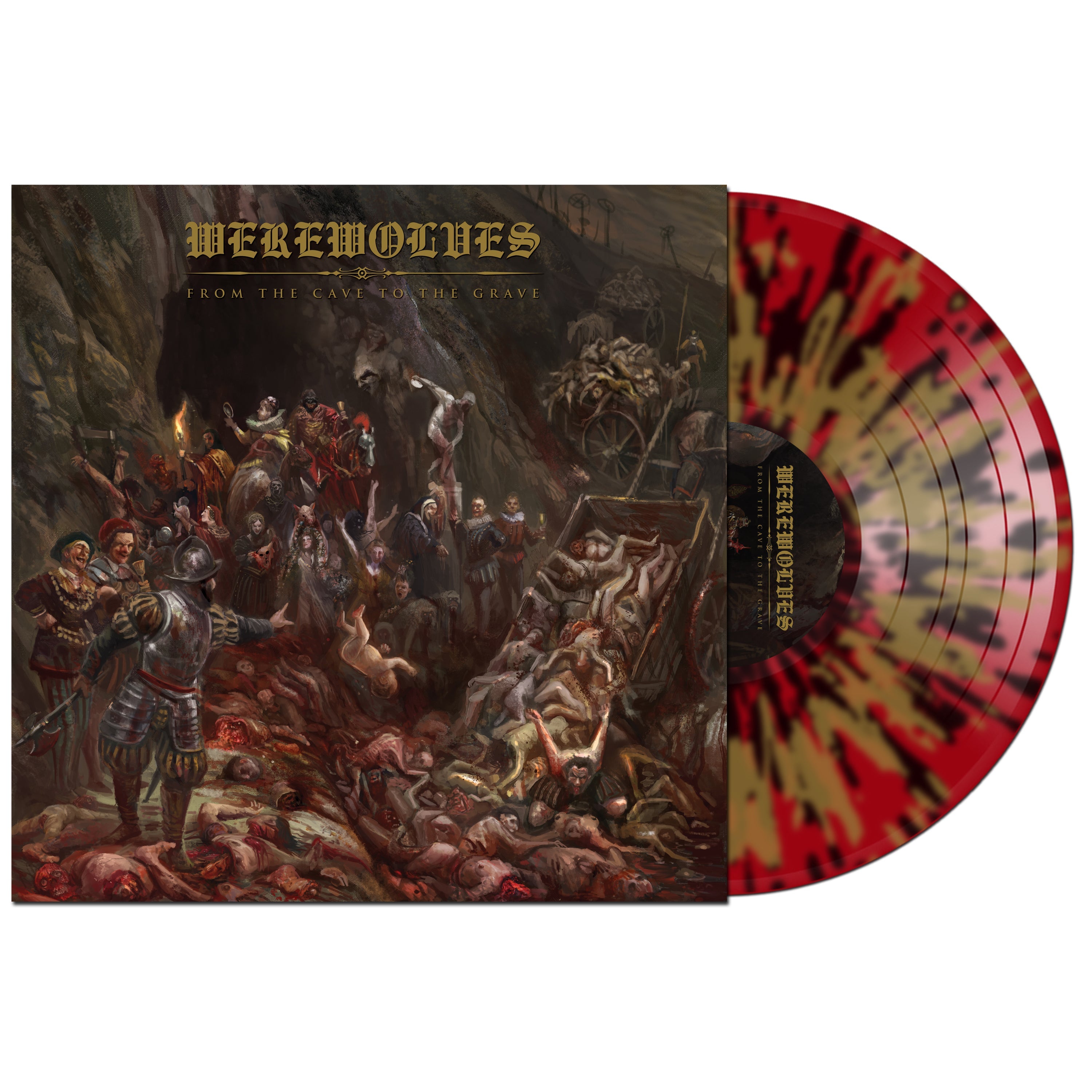 WEREWOLVES 'FROM THE CAVE TO THE GRAVE' LP (Various Color Vinyl)