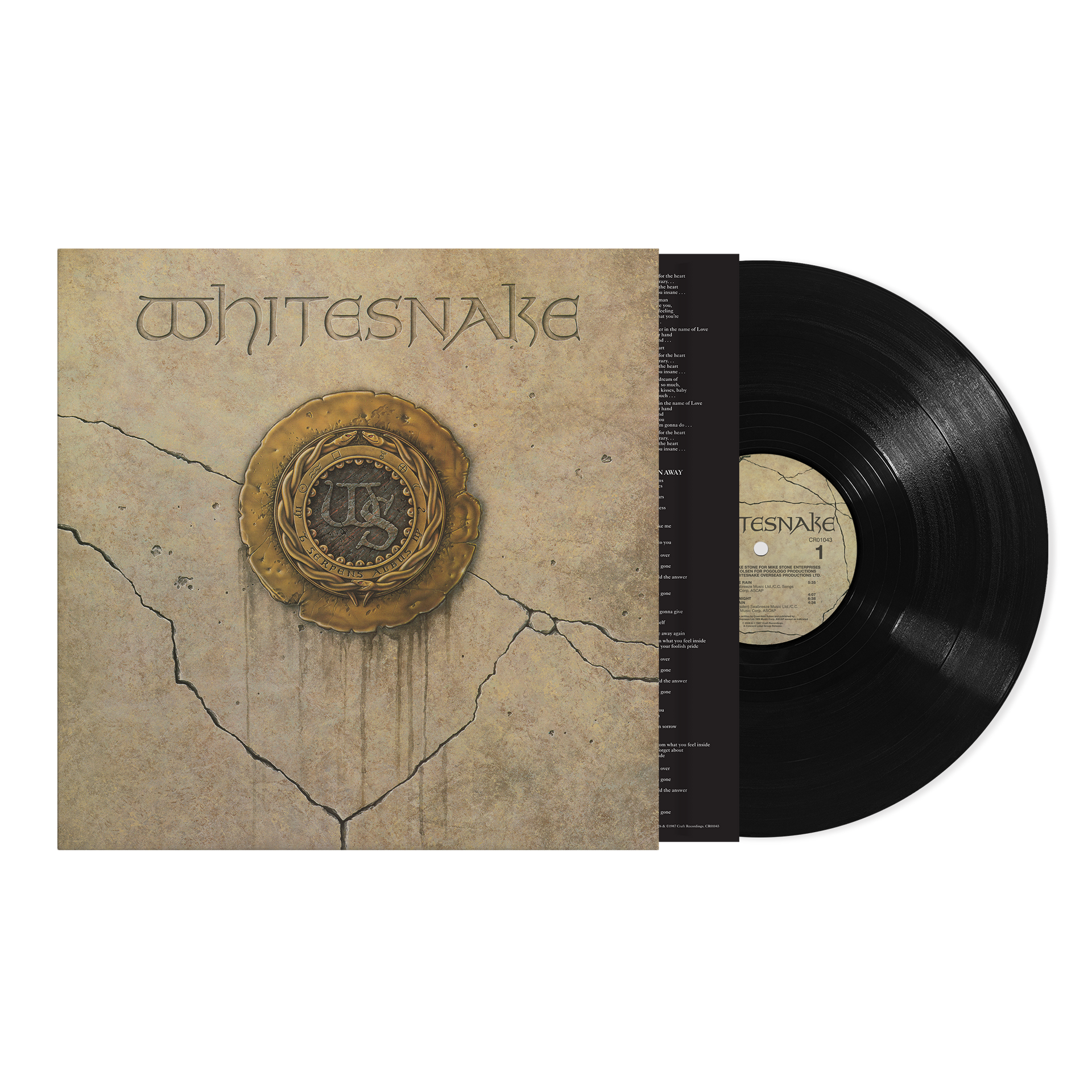 WHITESNAKE 'WHITESNAKE' LP (Black Vinyl)