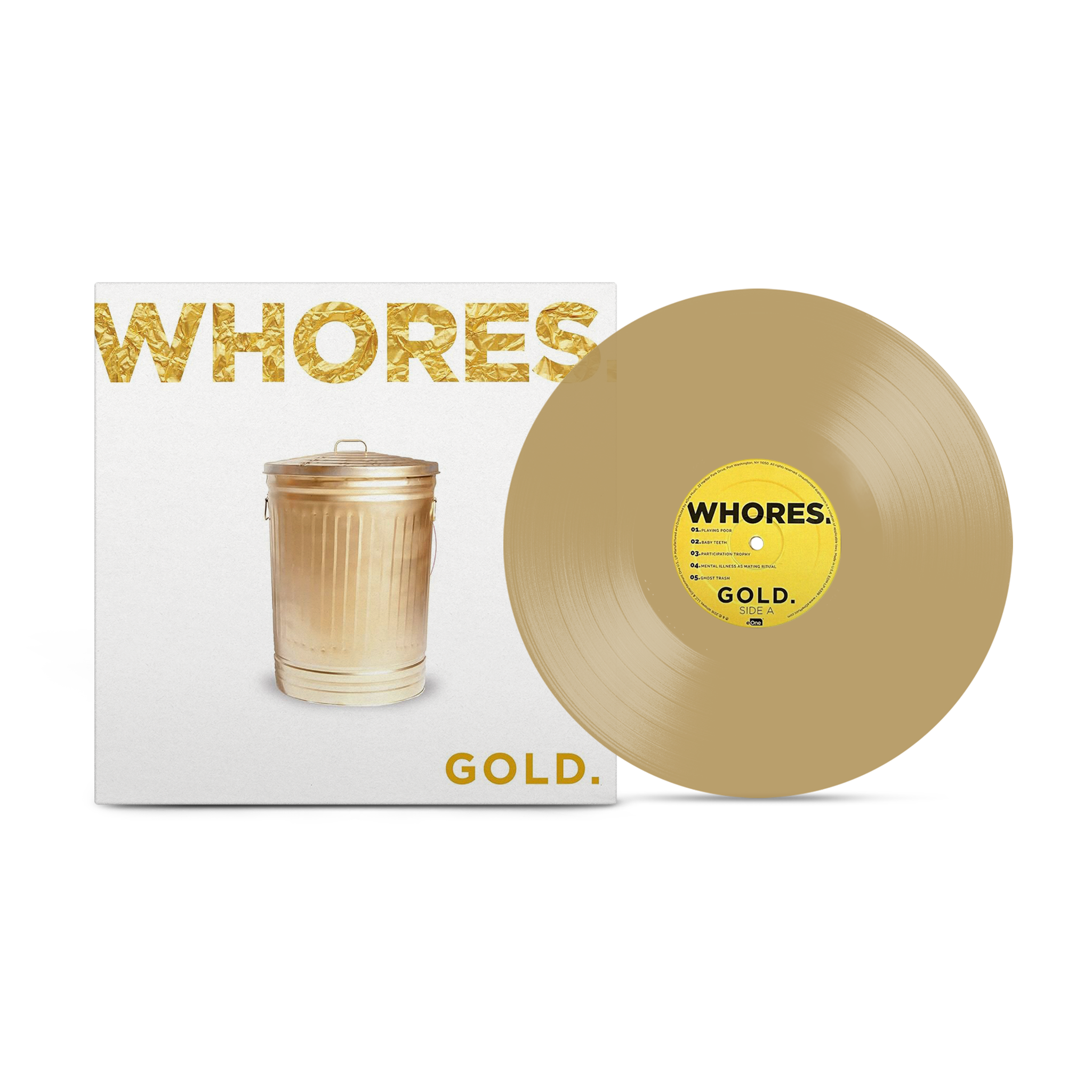 WHORES 'GOLD' LP (Transparent Tan Vinyl)