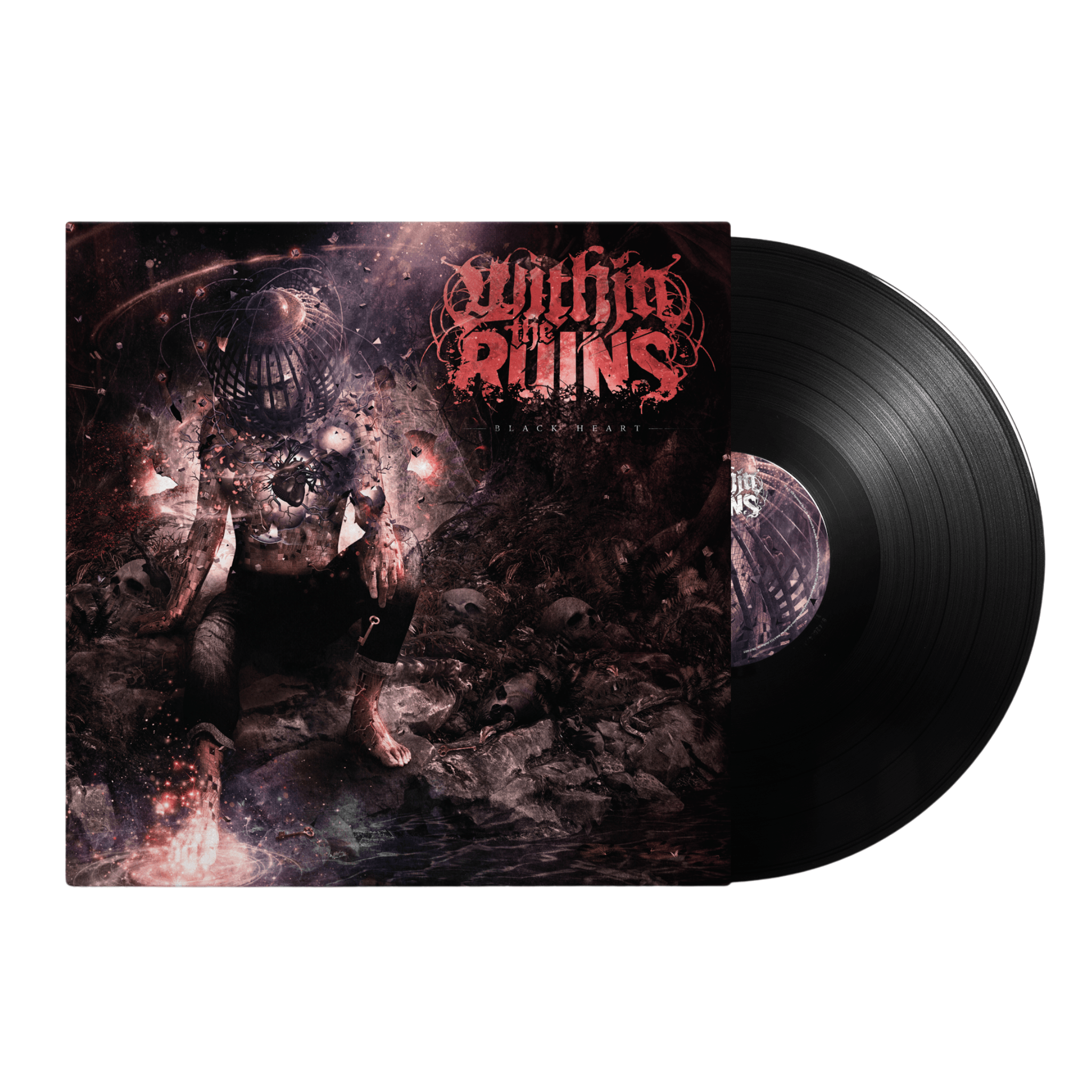 WITHIN THE RUINS 'BLACK HEART' LP (Black Vinyl)