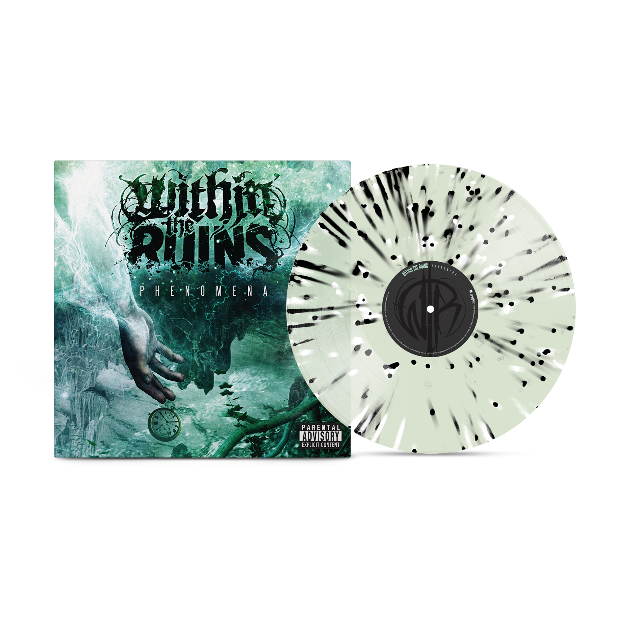 WITHIN THE RUINS 'PHENOMENA'10TH ANNIVERSARY EDITION LP (Coke Bottle Clear w/ Black & White Splatter Vinyl)