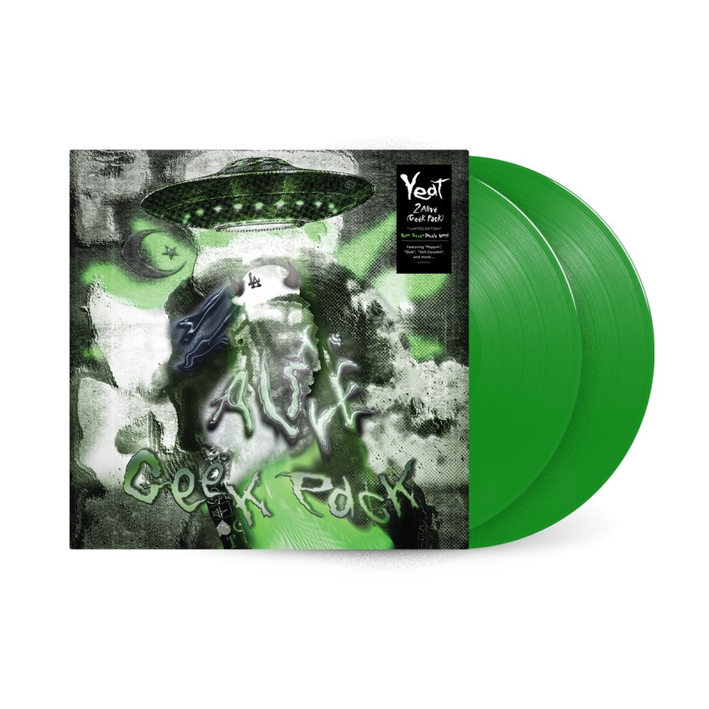 YEAT '2 ALIVÃ‹ (GEÃ‹K PACK)' 2LP (Leaf Green Vinyl)