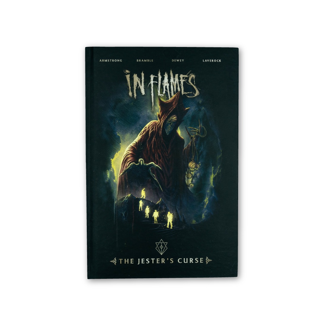IN FLAMES PRESENTS: THE JESTER'S CURSE GRAPHIC NOVEL - HARDCOVER EDITION