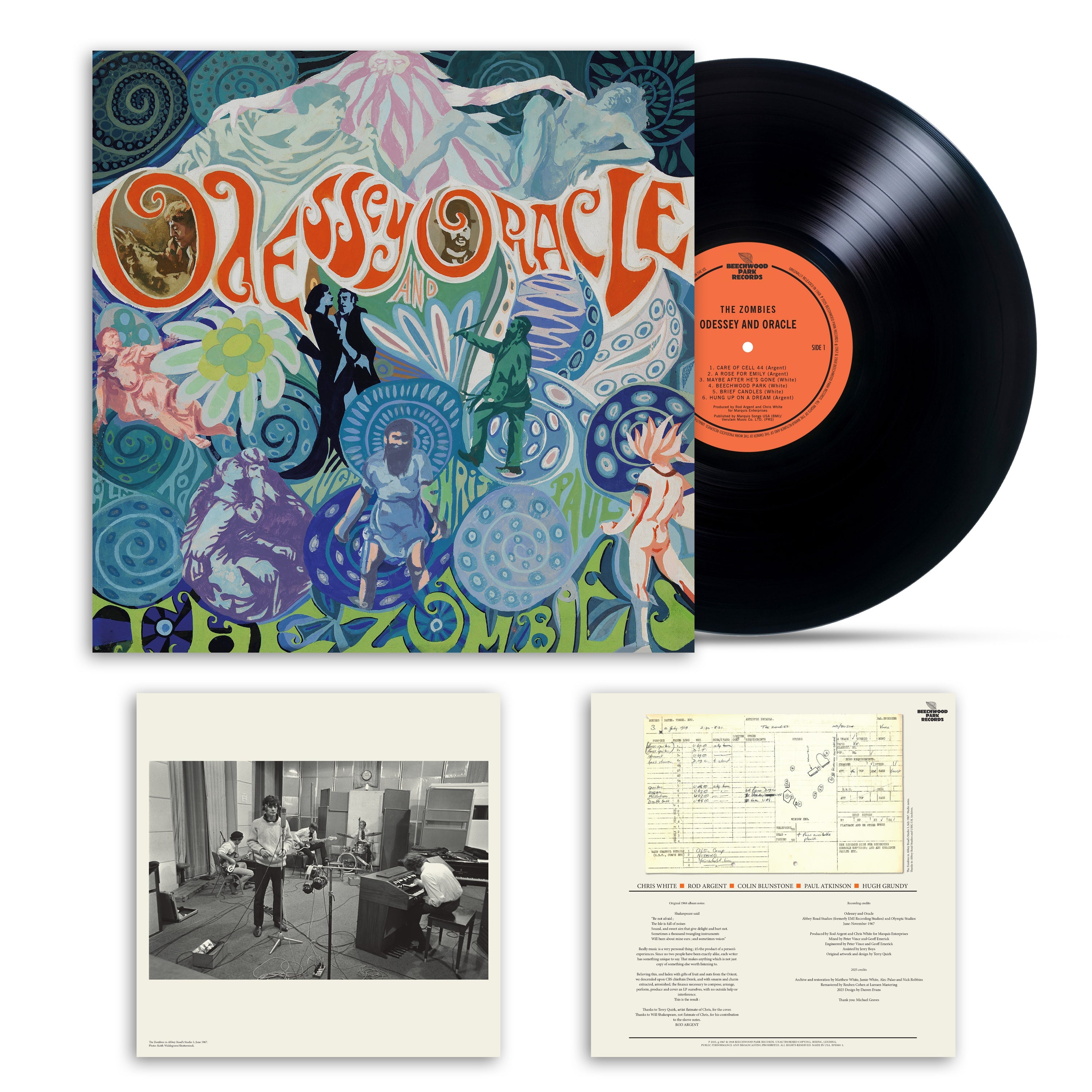 LP ODESSEY&ORACLE THE ZOMBIES ザ ゾンビーズ THE ZOMBIES 'ODESSEY & ORACLE' LP (Mono Remastered)