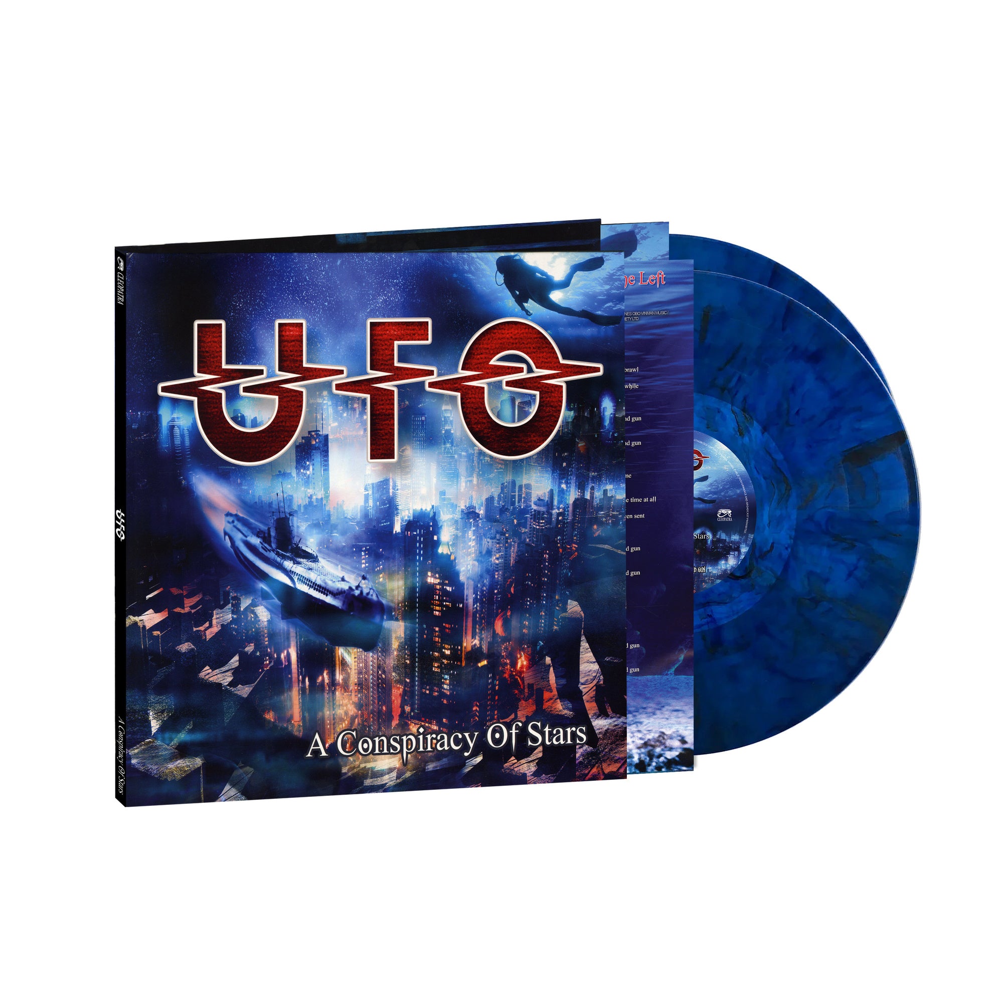 UFO 'A CONSPIRACY OF STARS' 2LP (Limited, Black/Blue Marble Vinyl)