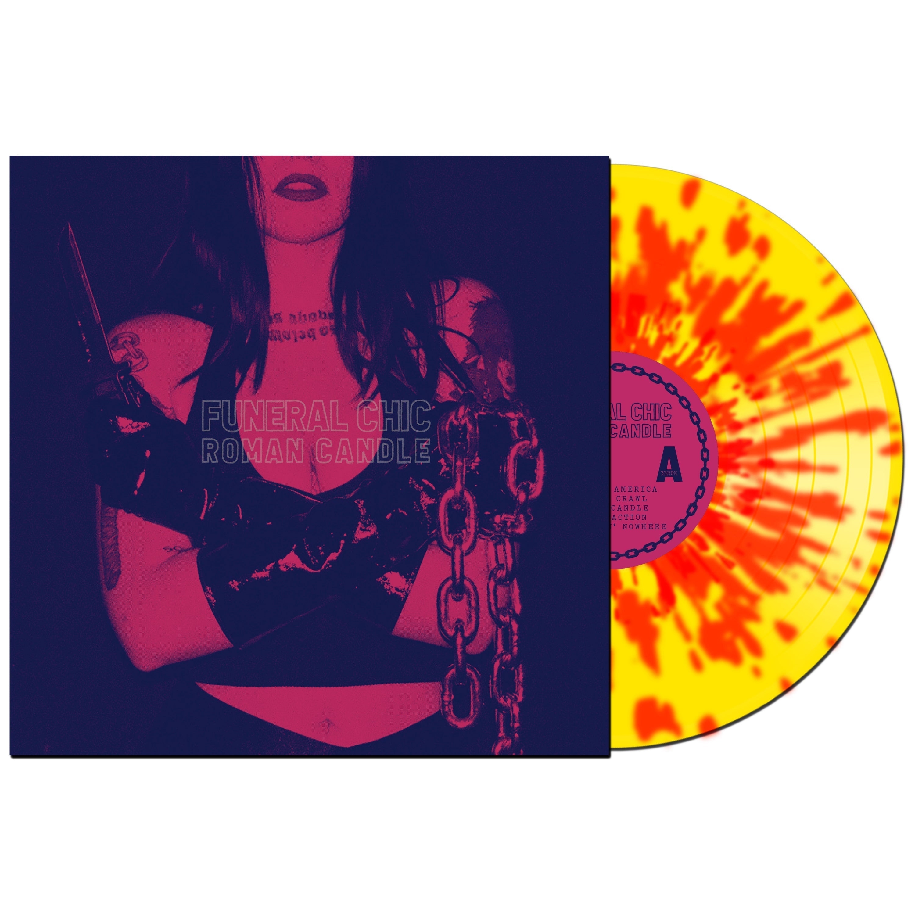 FUNERAL CHIC 'ROMAN CANDLE' LP (Various Color Vinyl)