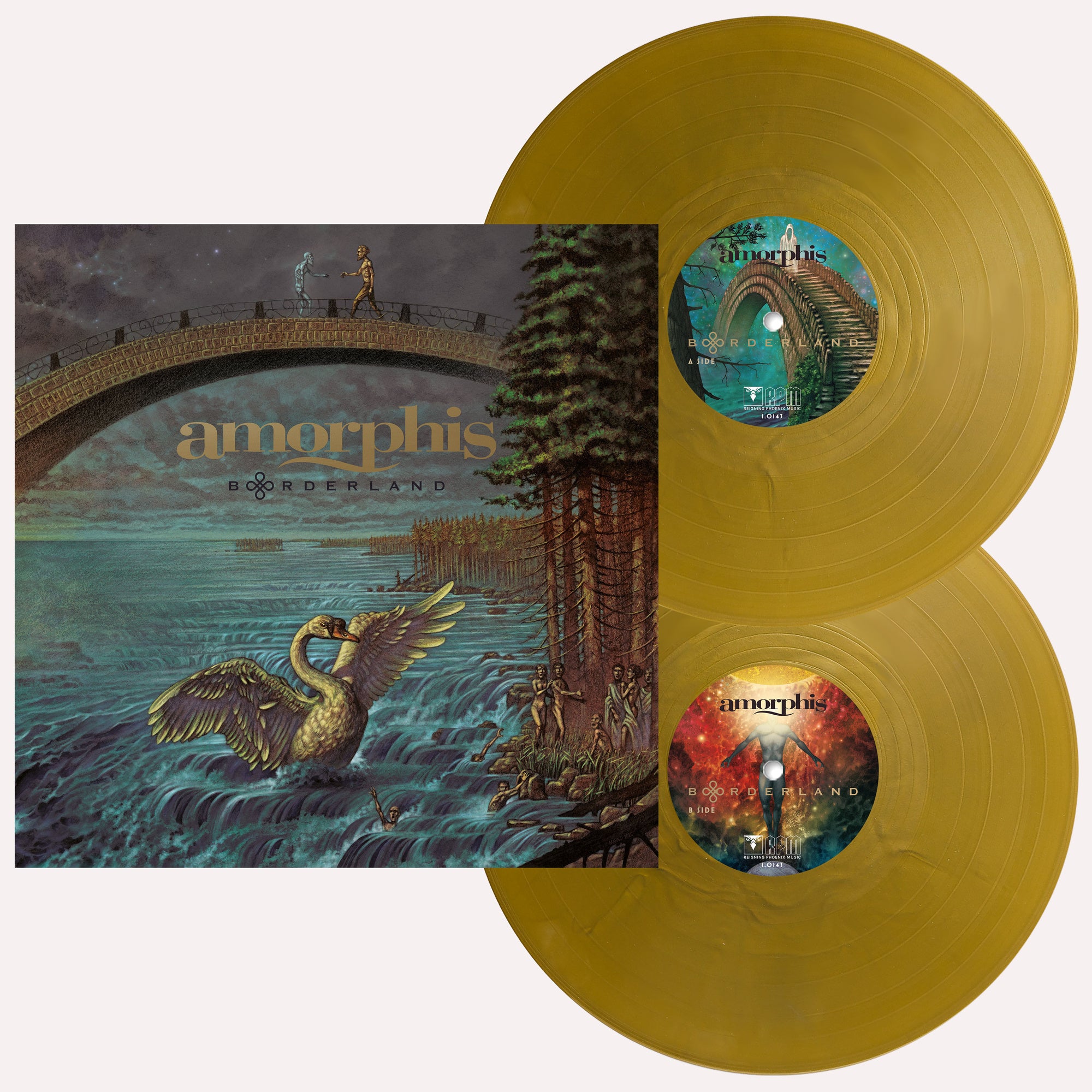 AMORPHIS 'BORDERLAND' 2LP ("Bones" Gold Opaque Vinyl)