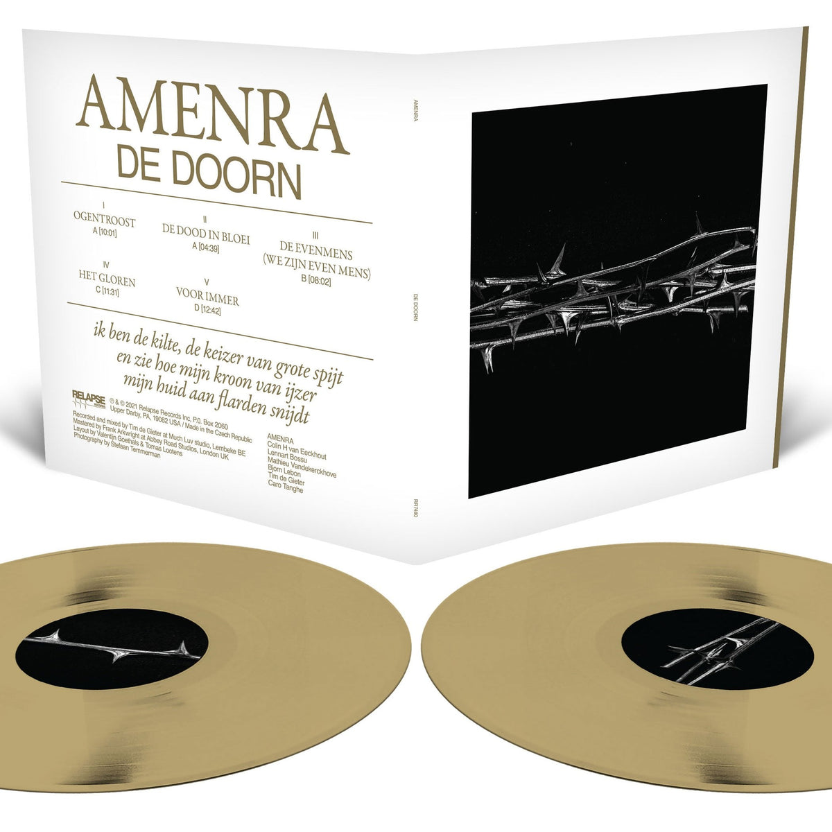 AMENRA 'DE DOORN' 2LP LIMITED-EDITION (Translucent Gold Vinyl)