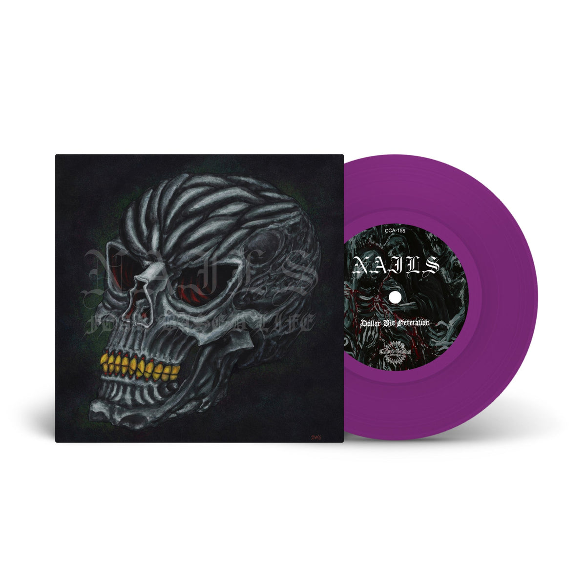 NAILS 'FEAR BASED LIFE' 7" SINGLE (Purple Vinyl)