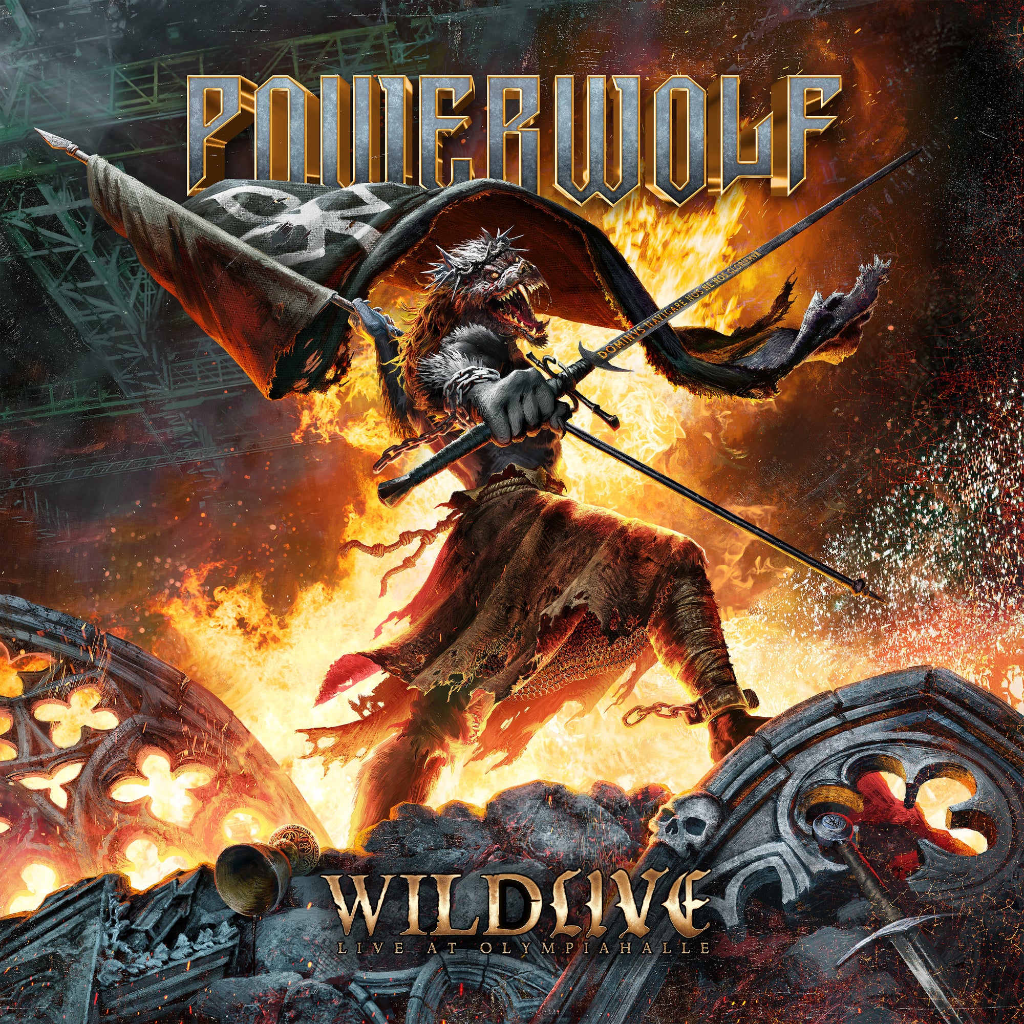 POWERWOLF 'WILDLIVE (LIVE AT OLYMPIAHALLE)' 2LP