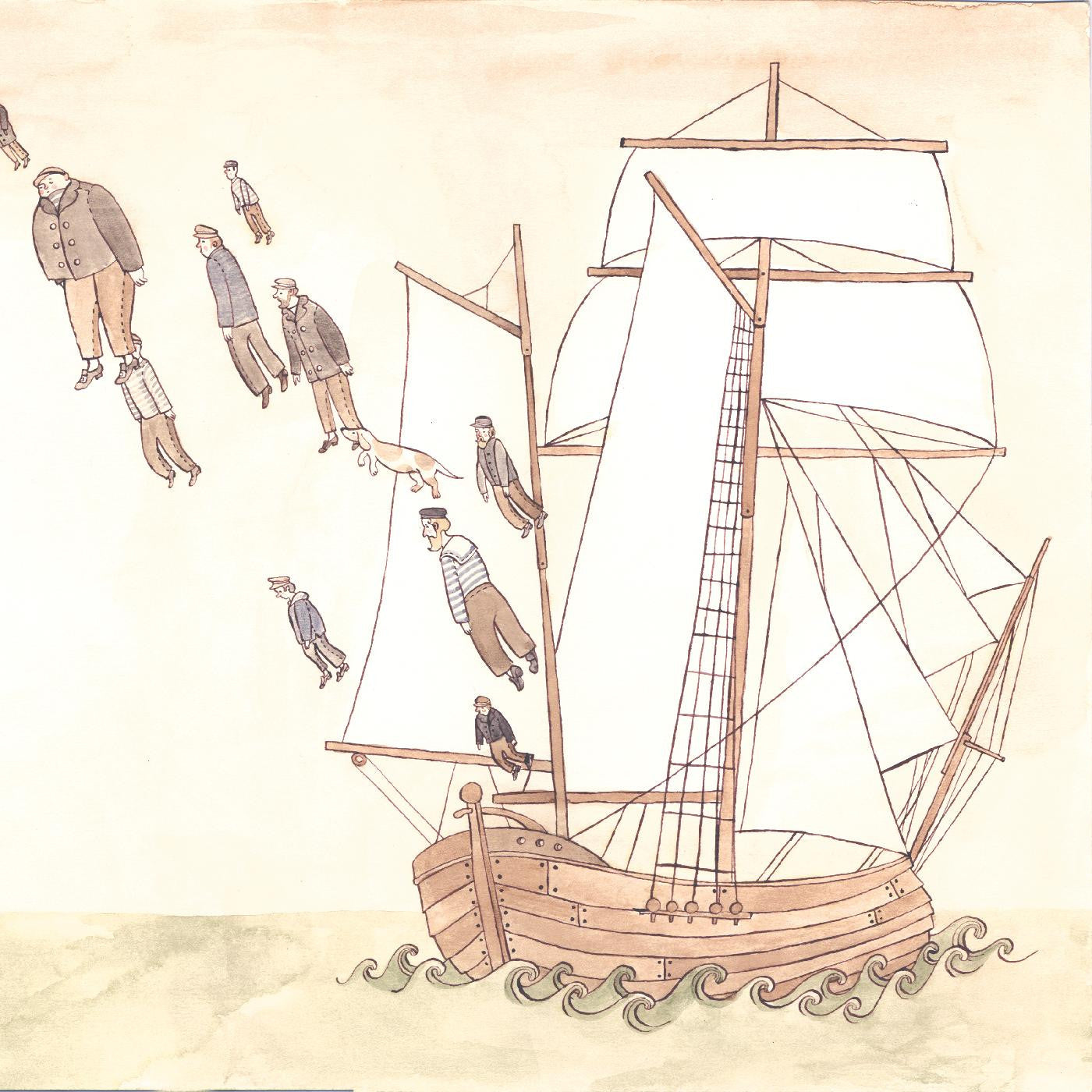 THE DECEMBERISTS - 'CASTAWAYS AND CUTOUTS' LP (Gold Vinyl)