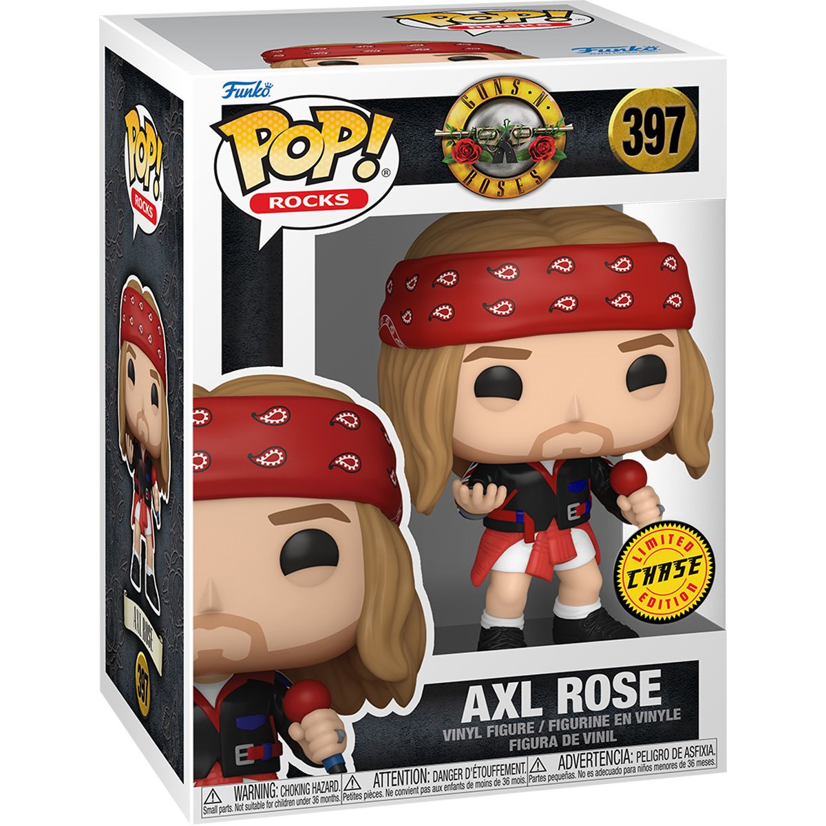 Funko POP！GUNS N' ROSES AXL ROSE フィギュア GUNS N ROSES AXL ROSE (1992) FUNKO POP! ROCKS FIGURE (Chance