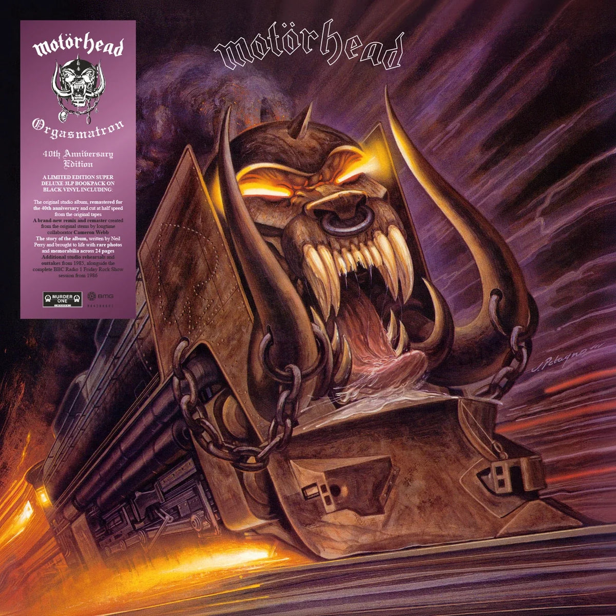 MOTORHEAD 'ORGASMATRON' 40TH ANNIVERSARY 3LP