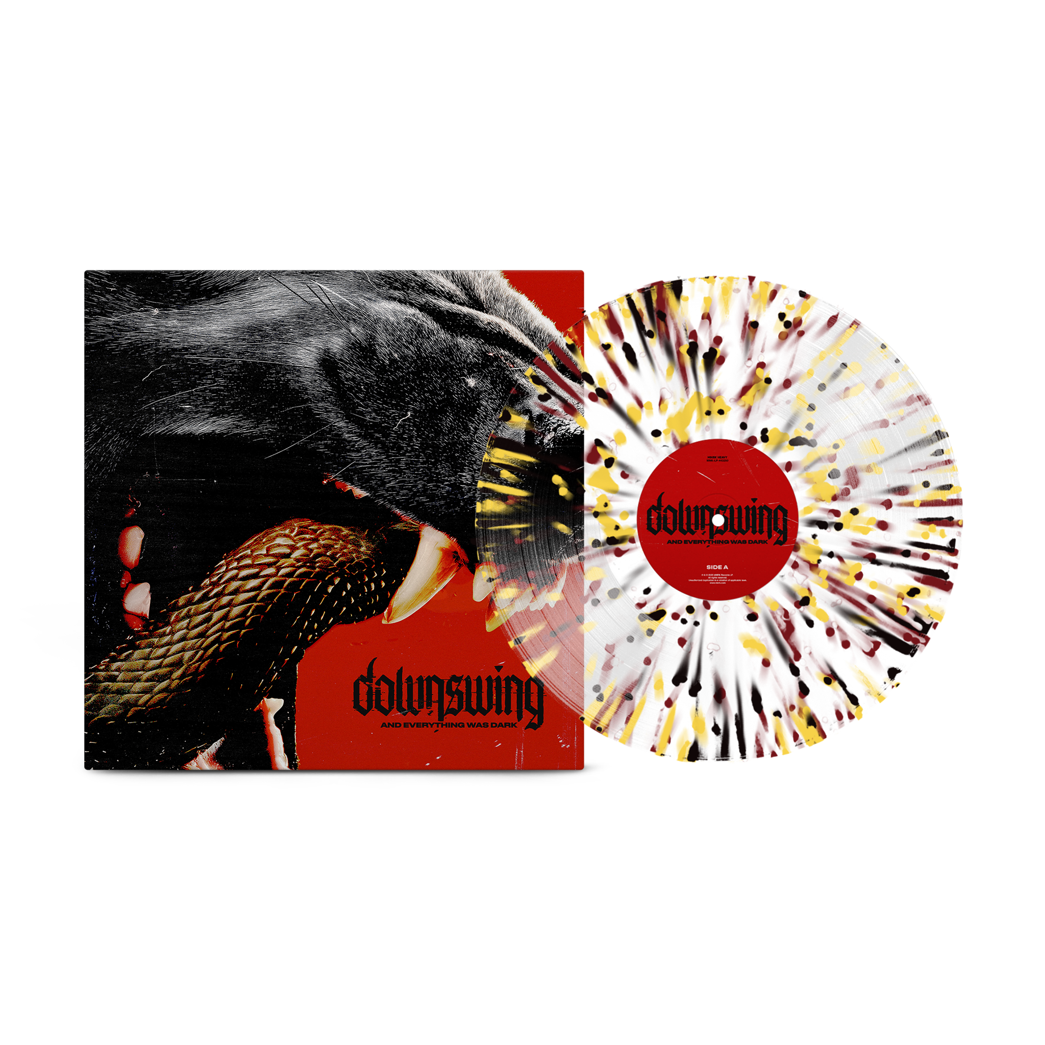 DOWNSWING 'AND EVERYTHIGN WAS DARK' LP (3-Color Splatter Vinyl)