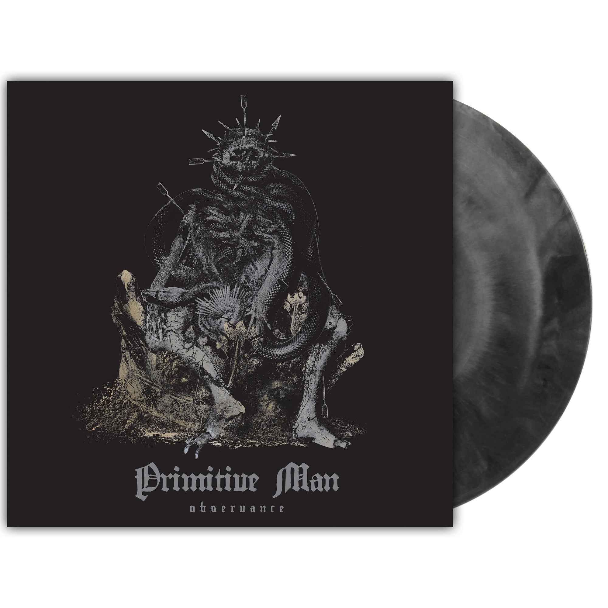 PRIMITIVE MAN 'OBSERVANCE' 2LP (Black & Silver Galaxy Vinyl)