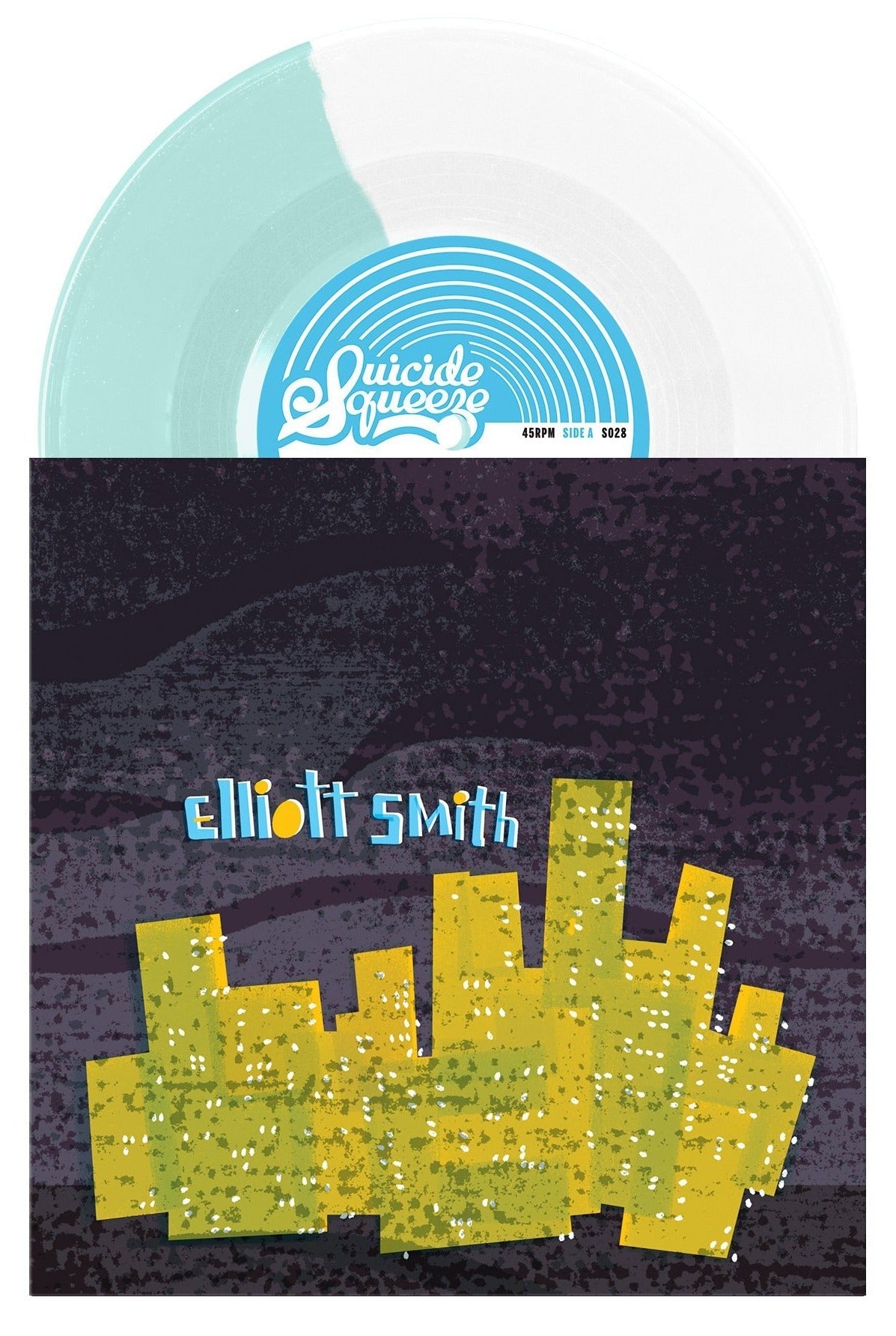 ELLIOTT SMITH 'PRETTY (UGLY BEFORE)' 7" (Limited White & Blue Colored Vinyl)