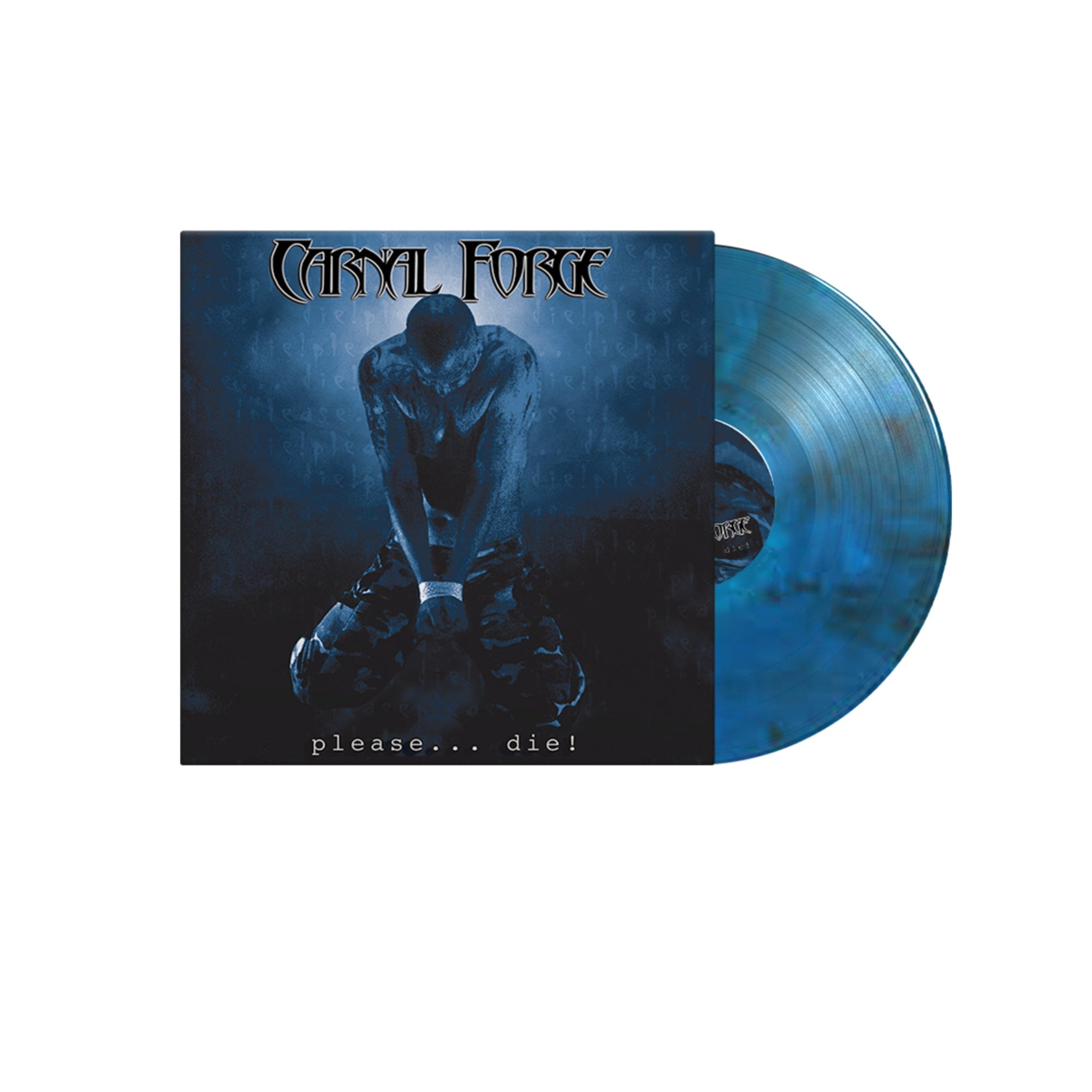 CARNAL FORGE 'PLEASE...DIE!' LP (Funeral Blue Vinyl)