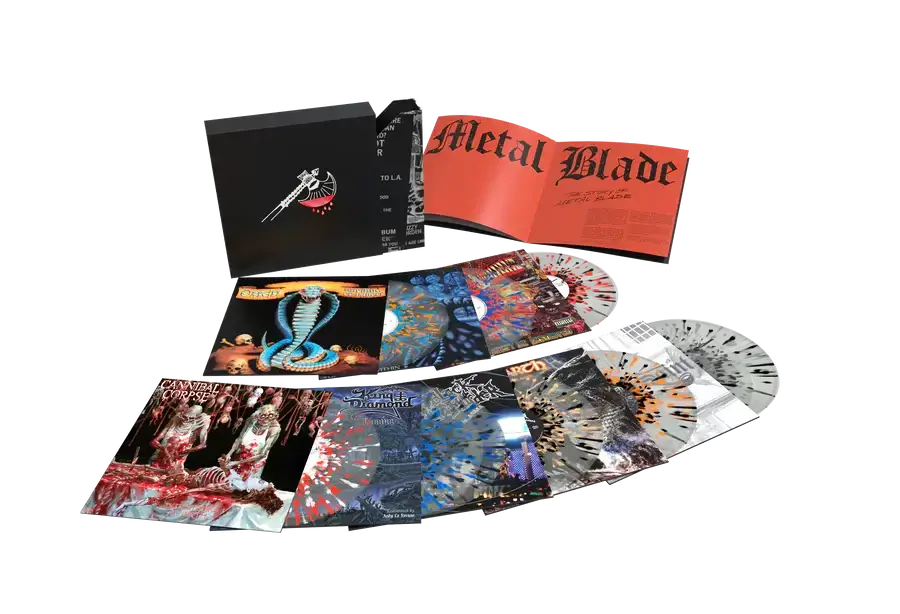 VARIOUS ARTISTS 'VMP ANTHOLOGY: THE STORY OF METAL BLADE' LIMITED-EDITION LP VINYL BOX SET *BLEMISHED BOX*