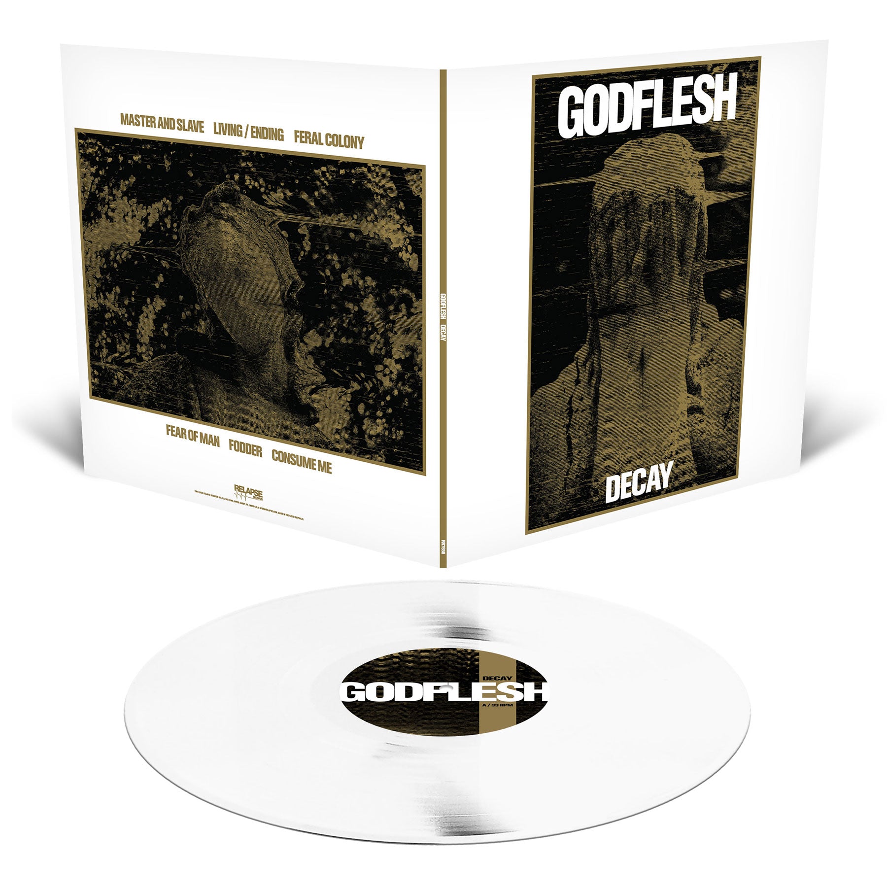 GODFLESH 'DECAY' LP (White Vinyl)