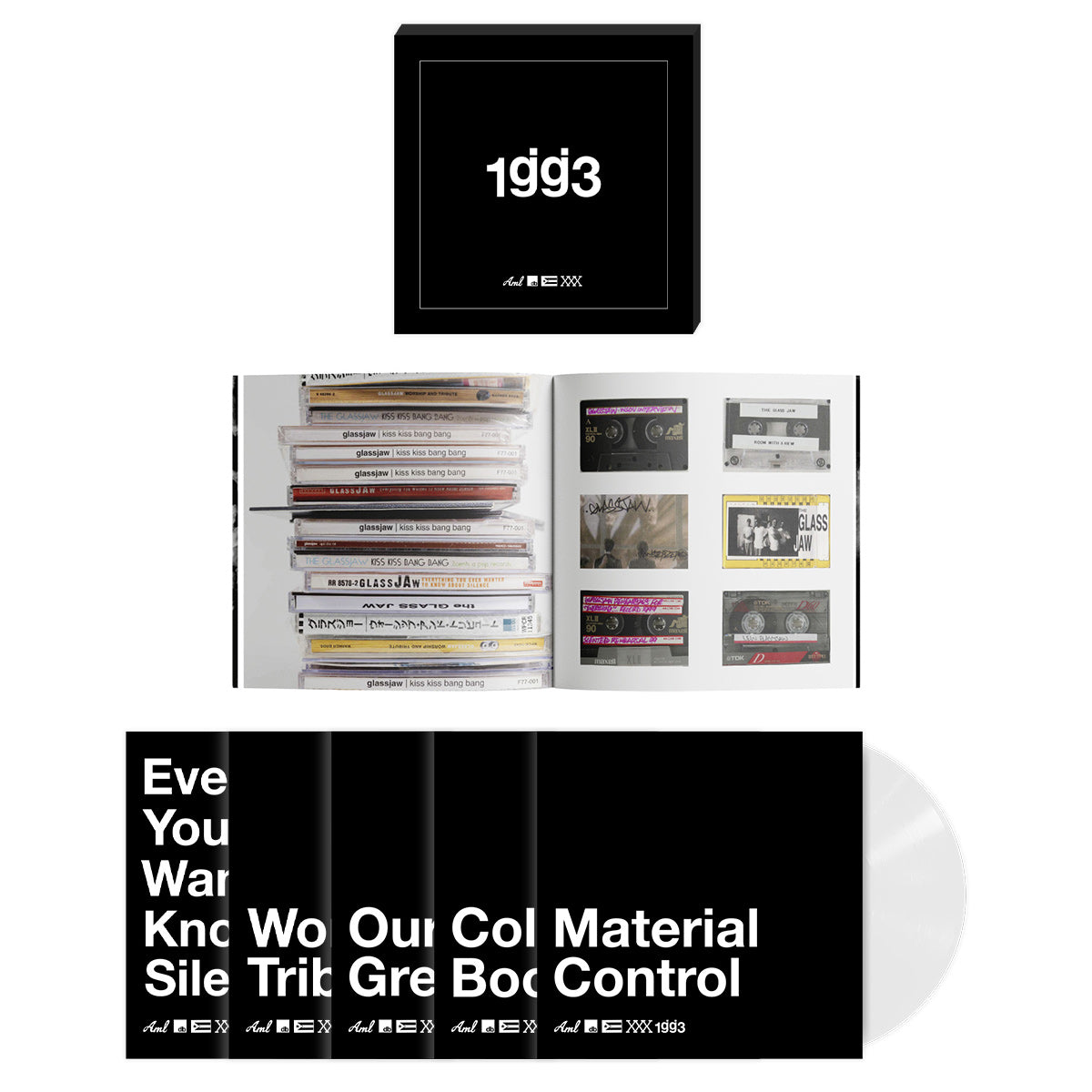 GLASSJAW 'THE PLAYABLE COLLECTION' BLACK EDITION BUNDLE (3LP/2EP + SOF