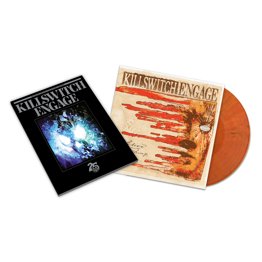 KILLSWITCH ENGAGE ‘ALIVE OR JUST BREATHING’ LP (Limited Edition – Only 500 Made, Voodoo Vinyl) + "SKULL COVER" SPECIAL COLLECTOR'S EDITION DELUXE MAGAZINE