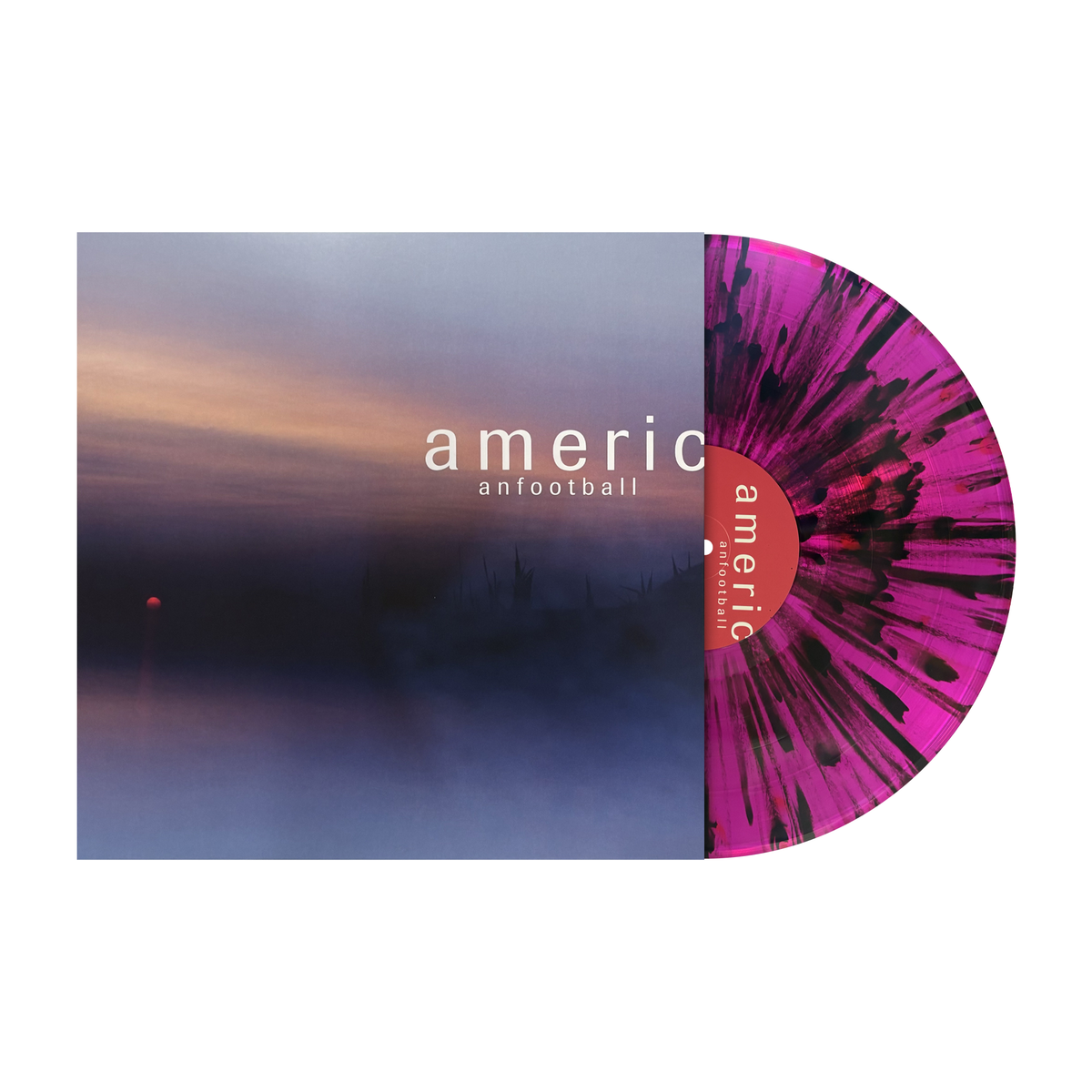 AMERICAN FOOTBALL ‘LP3’ LP (Exclusive – Limited to 300, Clear Purple w/ Red & Black Splatter Vinyl)