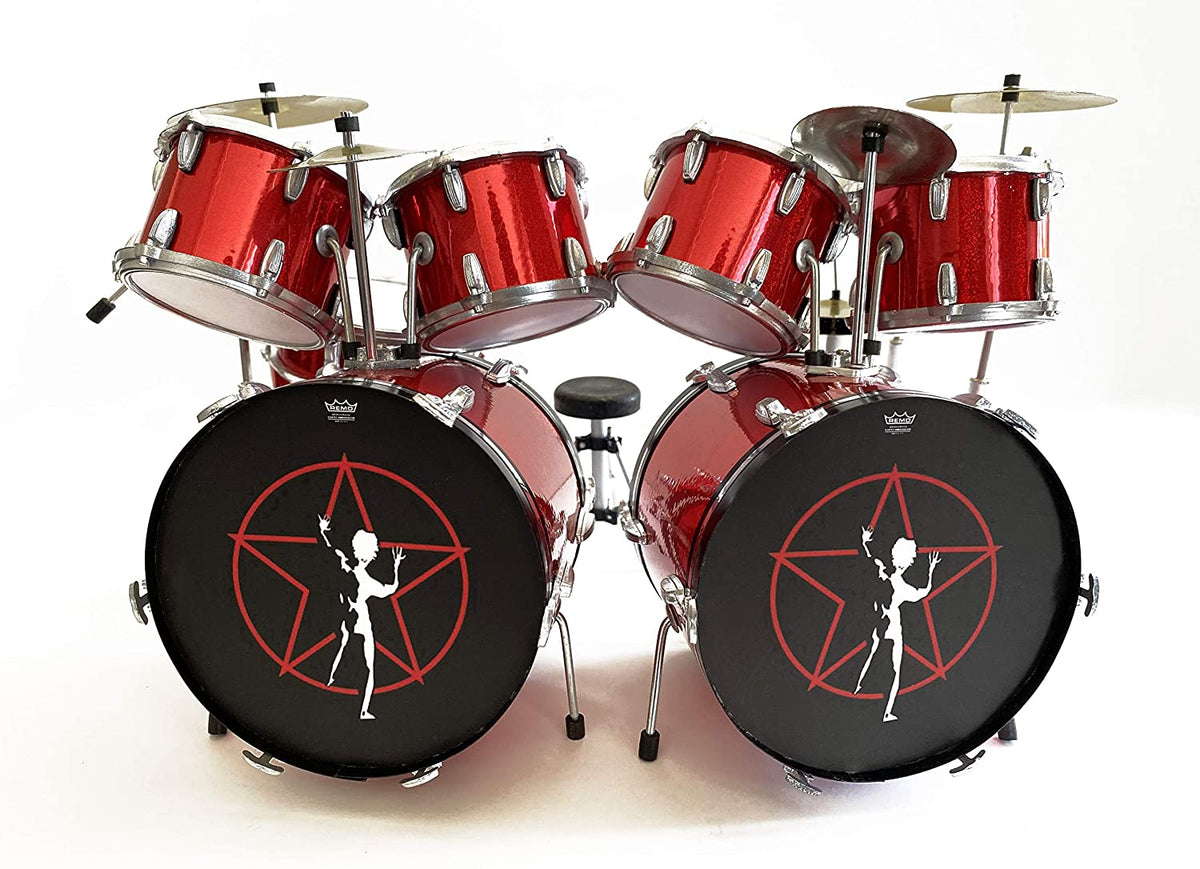 RUSH - NEIL PEART - STARMAN 2112 RED MINI DRUM KIT