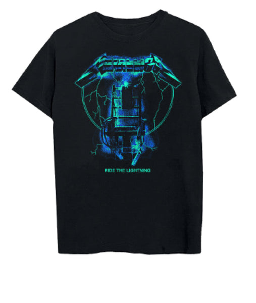 Metallica Ride The Lightning - T-shirt, Polo E Camicie Da Uomo / Abbigliamento U Metallica Ride The Lightning - T-shirt, Polo E Camicie Da Uomo / Abbigliamento U