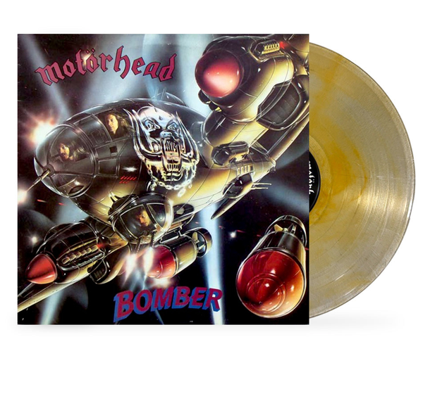 MOTÖRHEAD 'BOMBER' LP (Revolver Limited Edition, Clear w/Silver & Orange Swirls Vinyl)