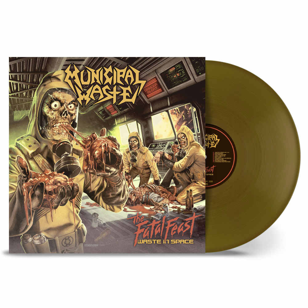 Municipal Waste The Fatal Feast Gold LP Gold Gatefold Jacket