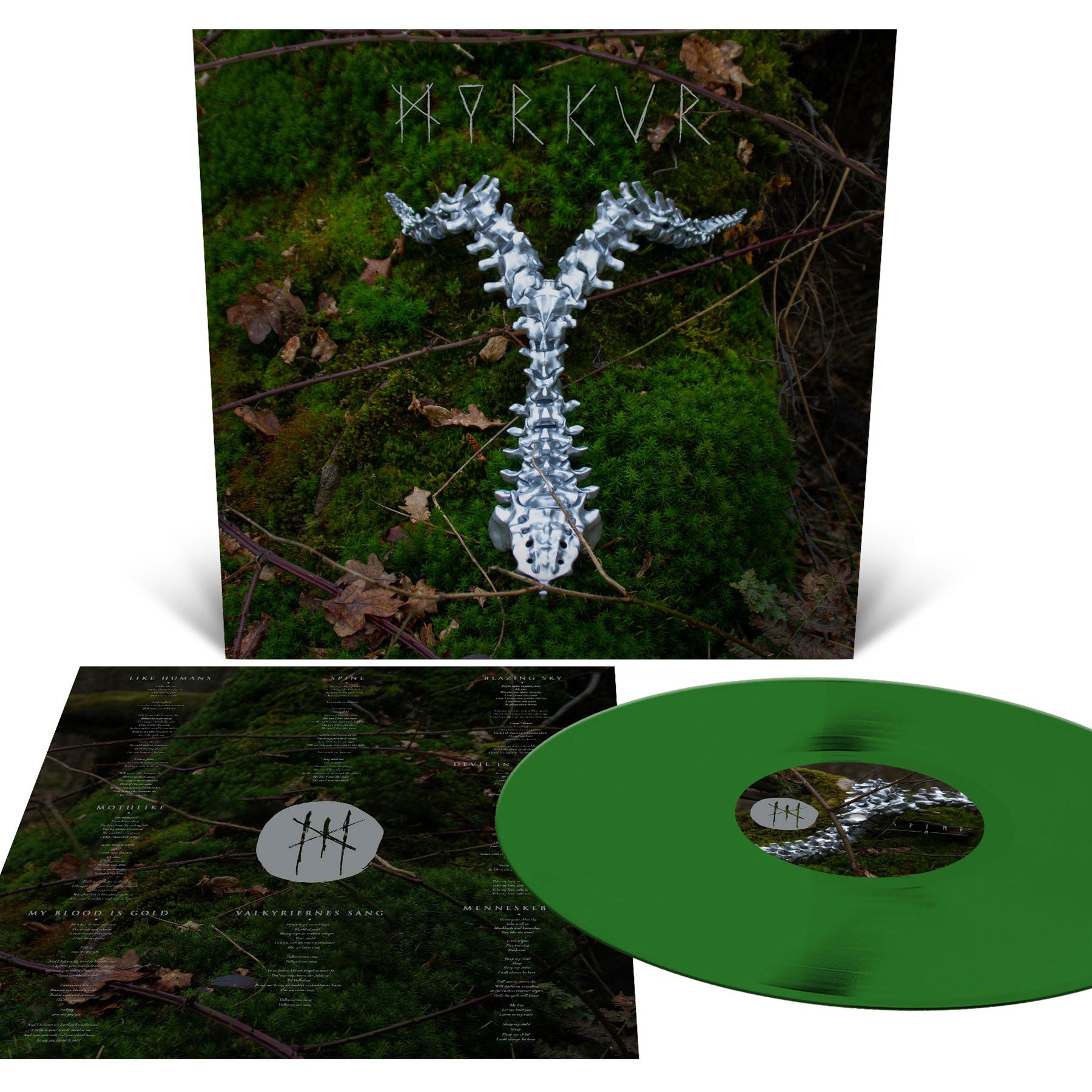 MYRKUR x REVOLVER BUNDLE – 2023 FALL ISSUE W/ 'SPINE' LP (Limited Edition – Only 300 made, Evergreen Vinyl)