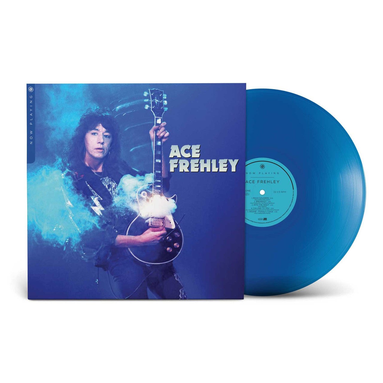 ACE FREHLEY 'NOW PLAYING' LP (Blue Vinyl)