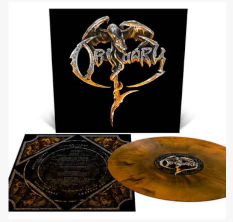 OBITUARY 'OBITUARY' LP (Halloween Orange and Black Galaxy Merge Vinyl)