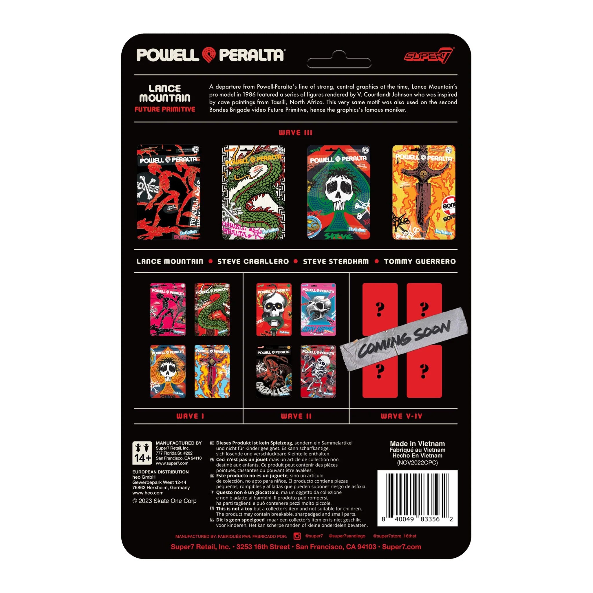 POWELL-PERALTA REACTION FIGURE WAVE 3 - LANCE MOUNTAIN (LAVA ROCK)