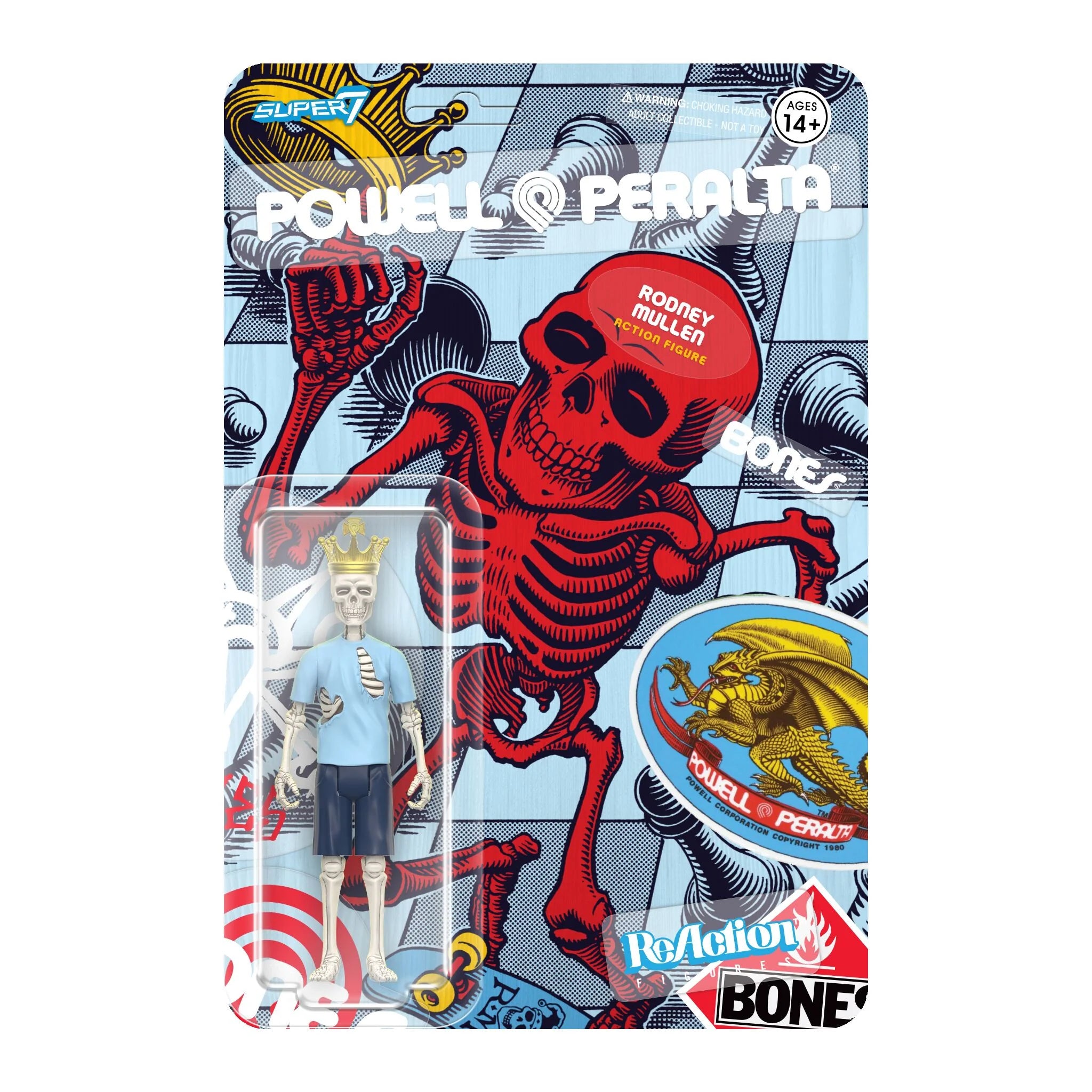 Powell Peralta Rodney Mullen Figure on Card