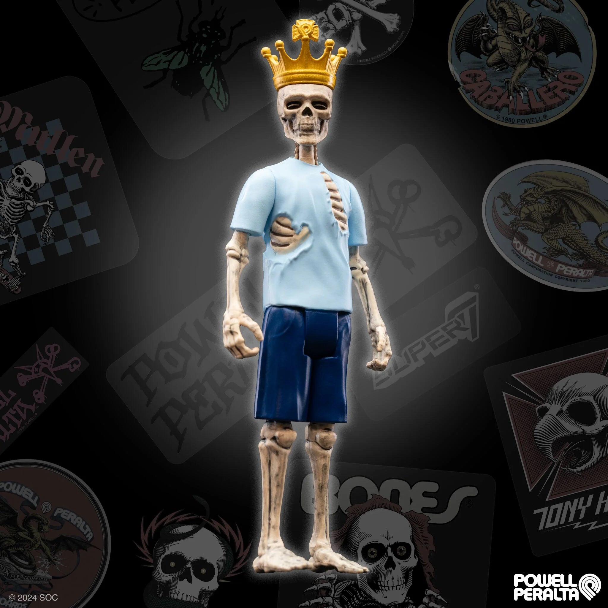 Powell Peralta Rodney Mullen Side View Black Background