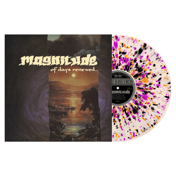 MAGNITUDE ‘OF DAYS RENEWED...’ LP (Limited Edition – Only 250 Made, Ultra Clear w/ Neon Orange, Neon Violet, Black Splatter Vinyl)