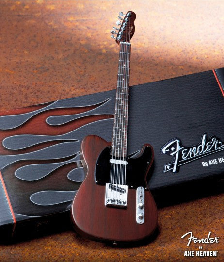 FENDER™ TELECASTER™ MINIATURE GUITAR REPLICA - ROSEWOOD FINISH - OFFICIALLY LICENSED