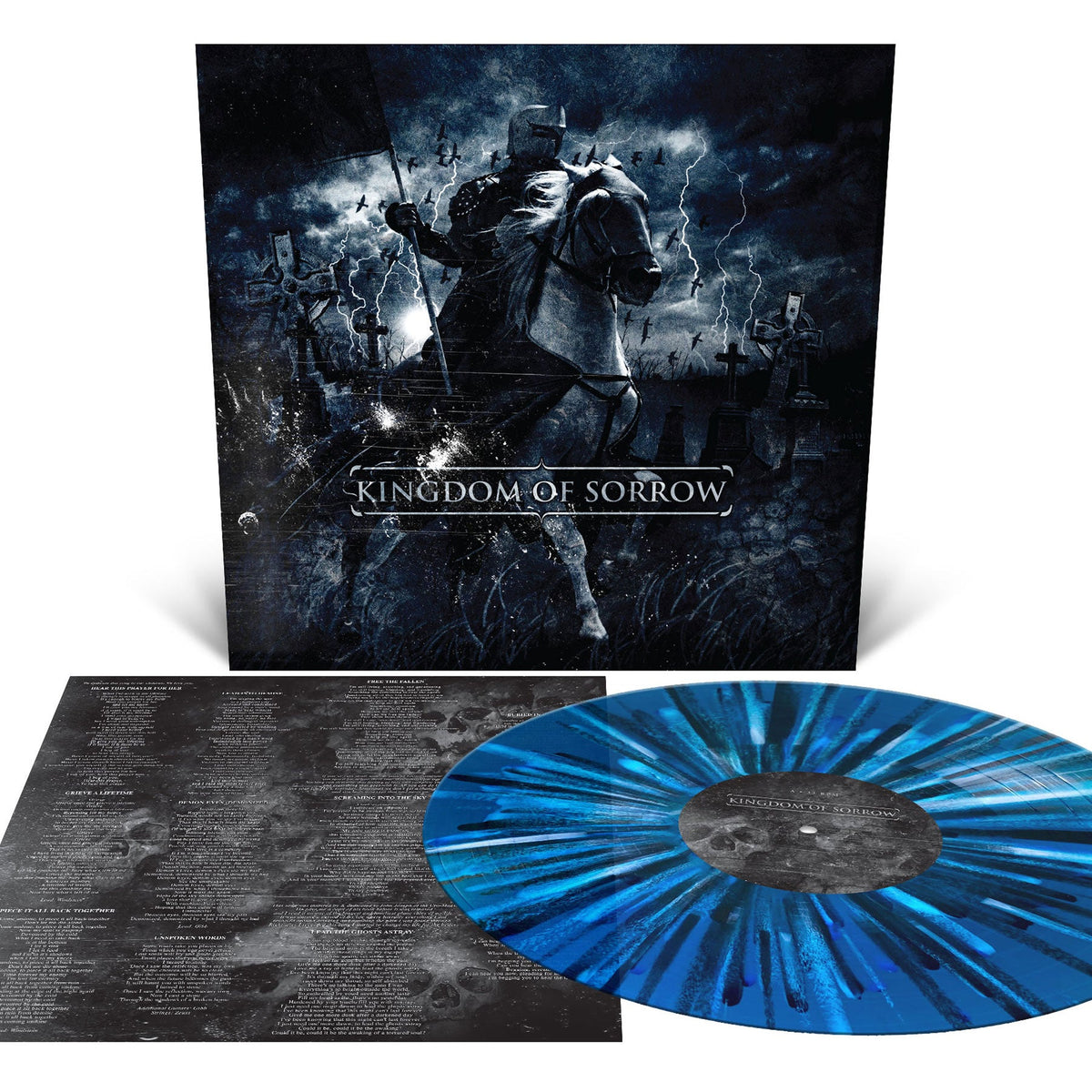 KINGDOM OF SORROW 'KINGDOM OF SORROW' LP (Sea Blue Splatter Vinyl)