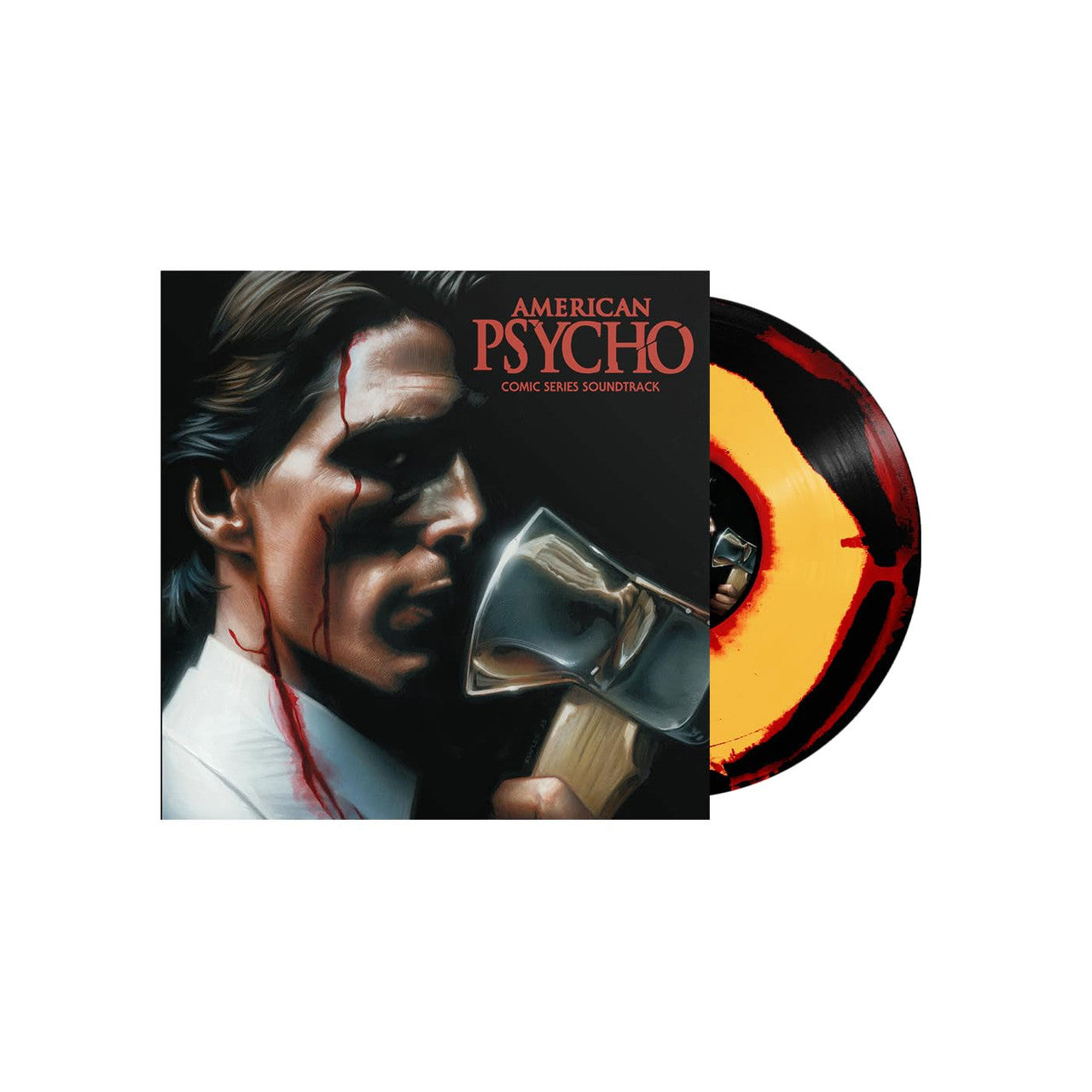 AMERICAN PSYCHO ‘COMIC SERIES SOUNDTRACK’ LP (Apple Red/Beer/Black Galaxy Vinyl)