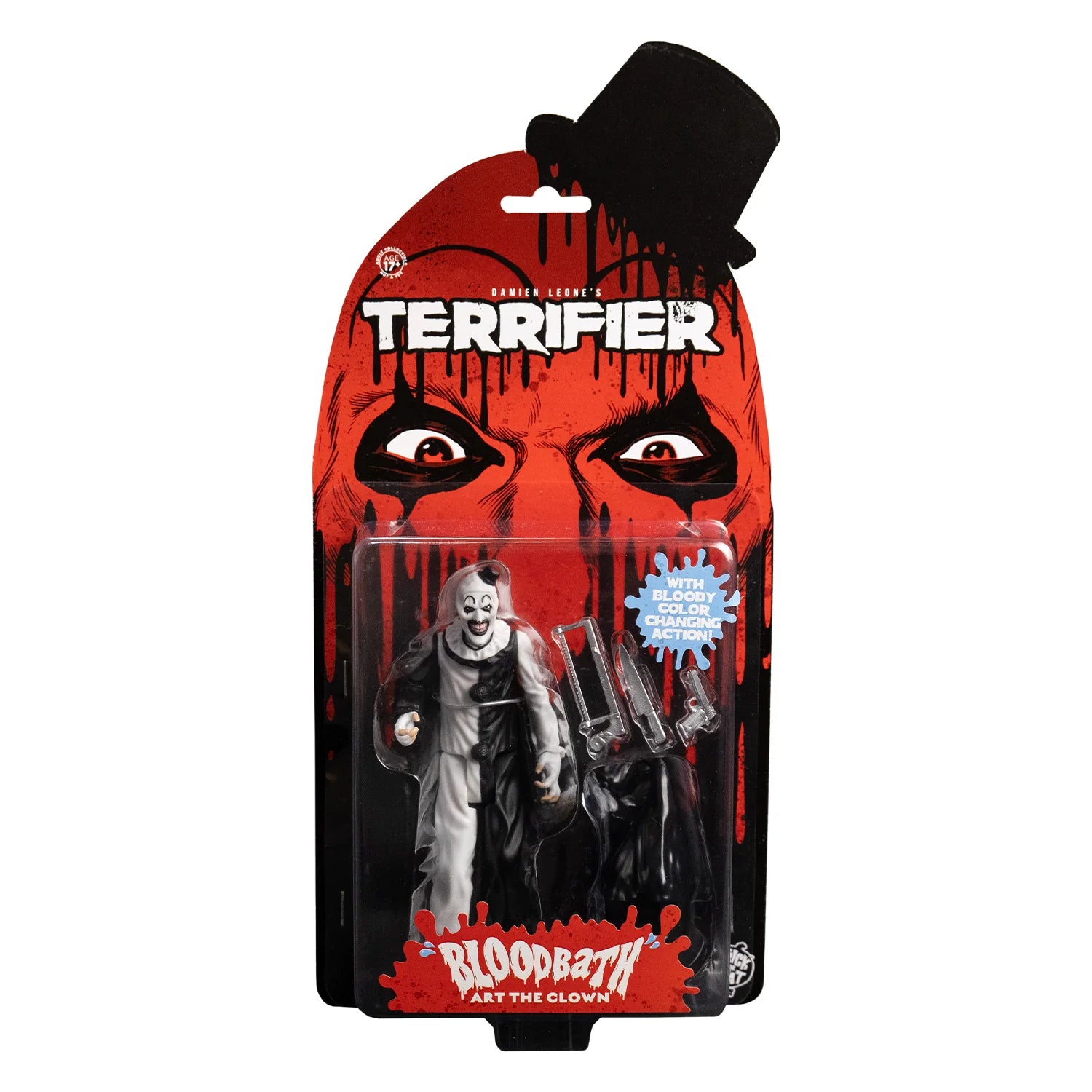 Terrifier Art The Clown 5 Inch Figure Packaging Front