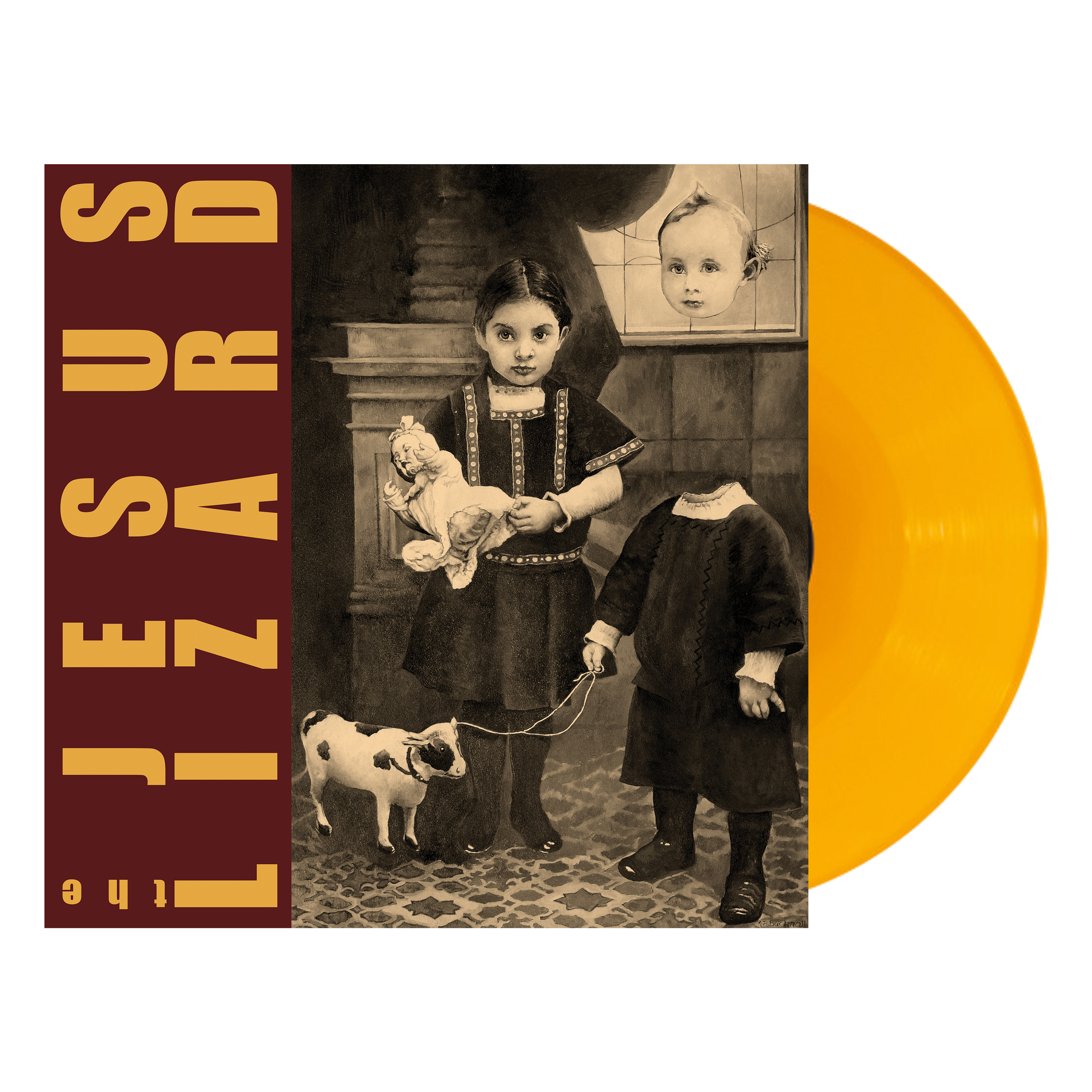 THE JESUS LIZARD ‘RACK’ LP (Limited Edition – Only 500 made, Yellow Vinyl)