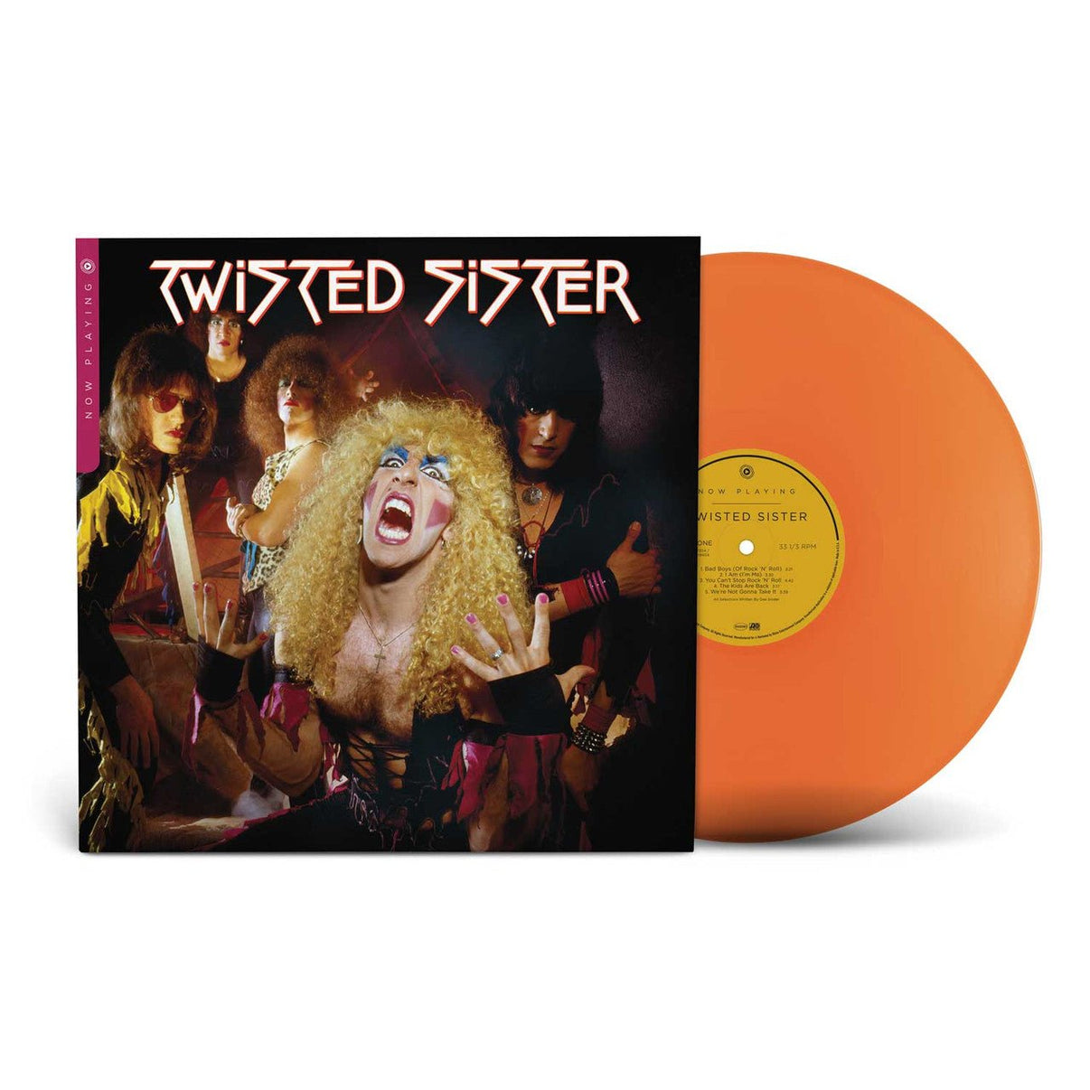 TWISTED SISTER 'NOW PLAYING' LP (Orange Crush Vinyl)