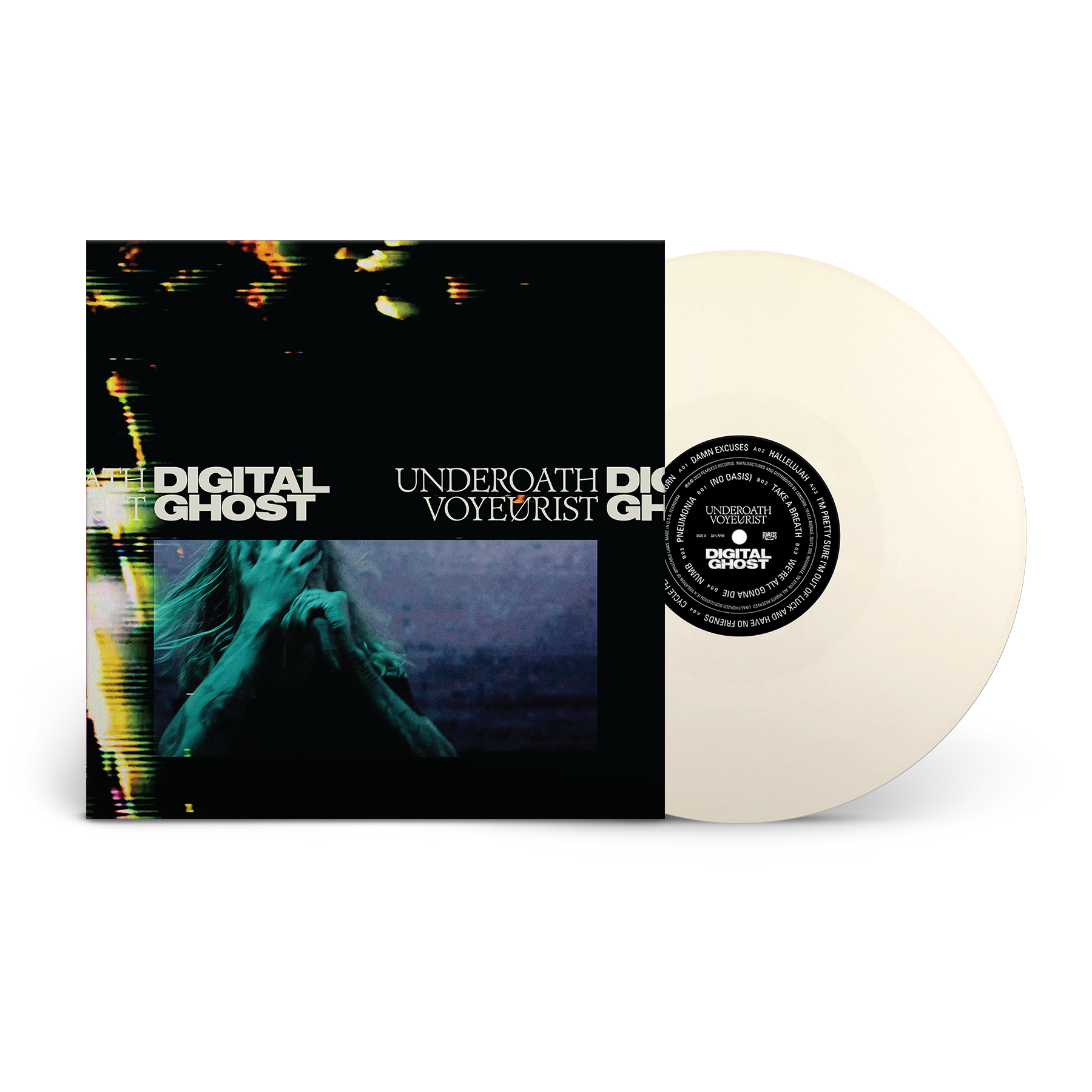 UNDEROATH ‘VOYEURIST | DIGITAL GHOST’ LP (Limited Edition – Only 300 Made, Bone Vinyl)