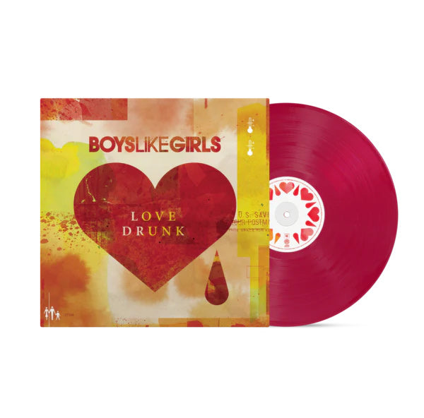 BOYS LIKE GIRLS 'LOVE DRUNK' LP (Magenta Vinyl)