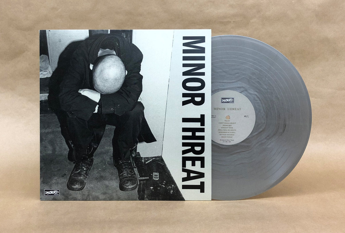 MINOR THREAT 'FIRST 2 7"s' (Self Titled) 12" EP (Silver Vinyl)