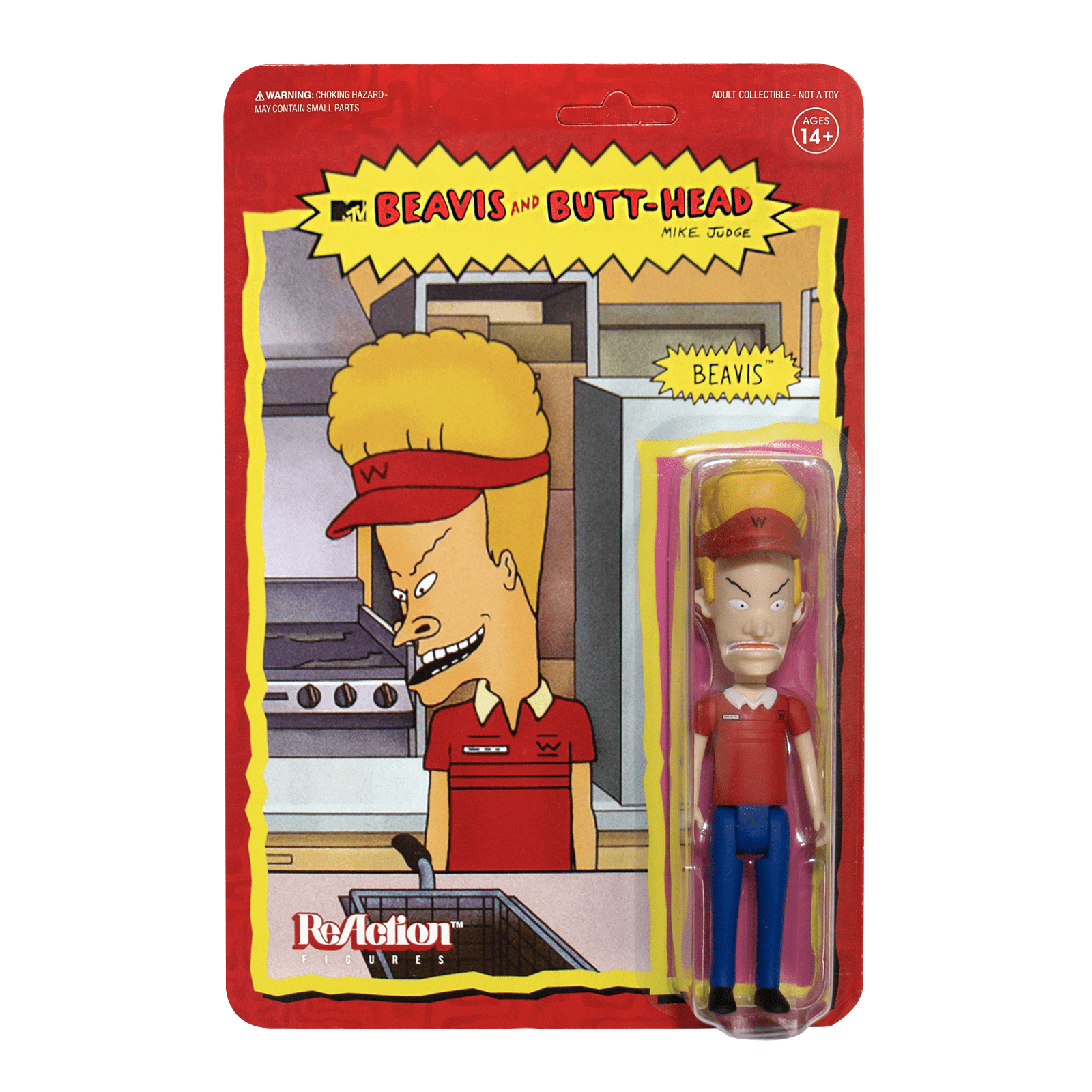 BEAVIS AND BUTT-HEAD REACTION FIGURE - BURGER WORLD BEAVIS