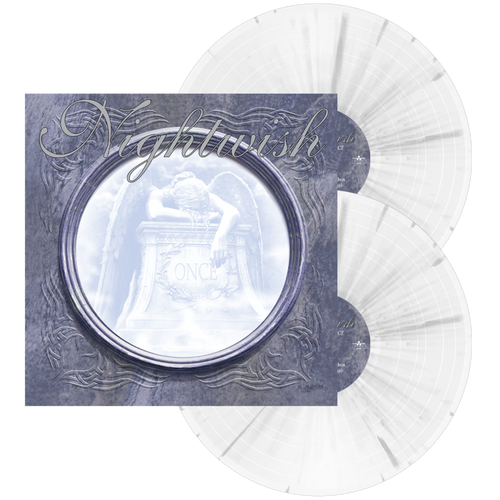 NIGHTWISH 'ONCE' 2LP (White w/Grey Splatter Vinyl)
