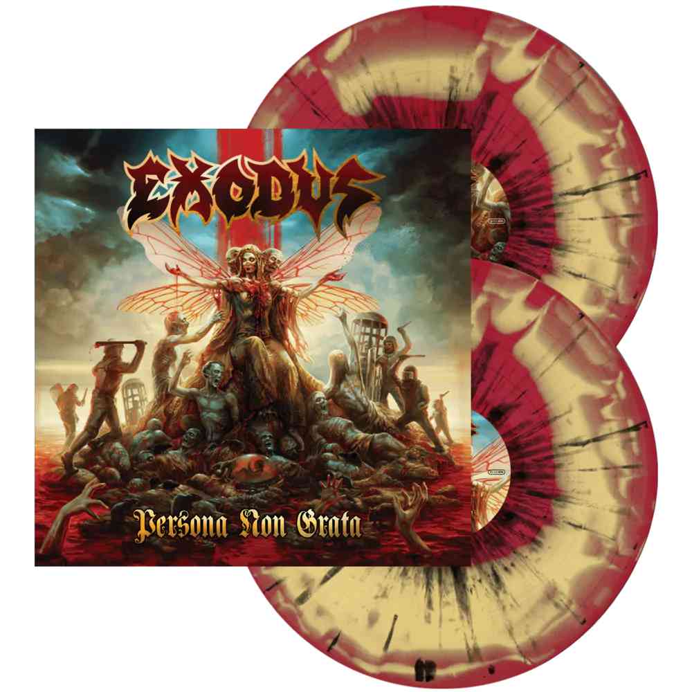 EXODUS 'PERSONA NON GRATA' 2LP (Red Mustard Swirl & Black Splatter Vinyl)